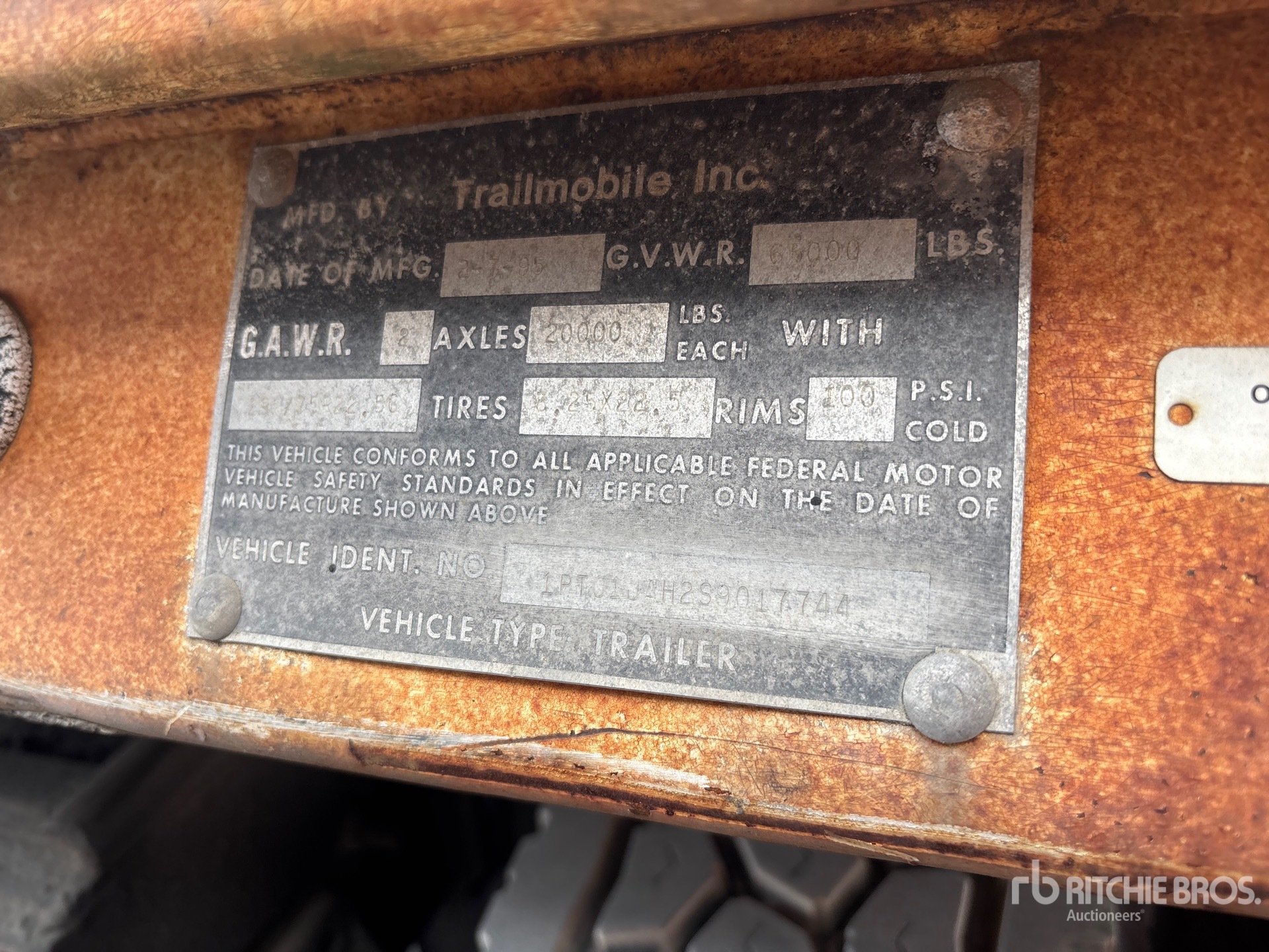1995 Trailmobile O1JA-1UAY