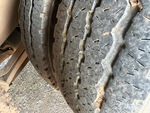Underbody with Left Front Drive Tires