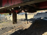 Trailer Chassis with Frame Rails/ Main Beams Condition
