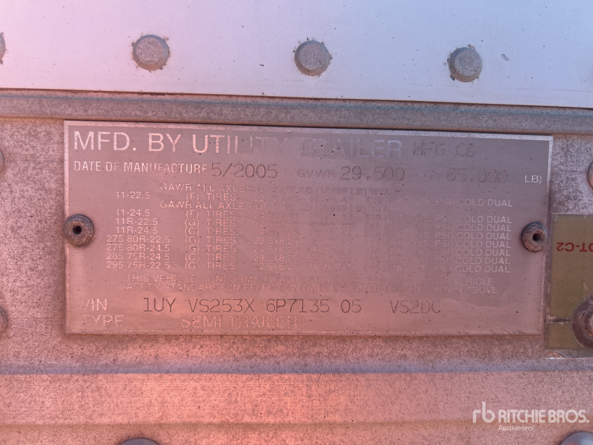 2006 Utility VS2DC