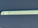 General Appearance with Frame Stamp Serial Number/VIN Photo