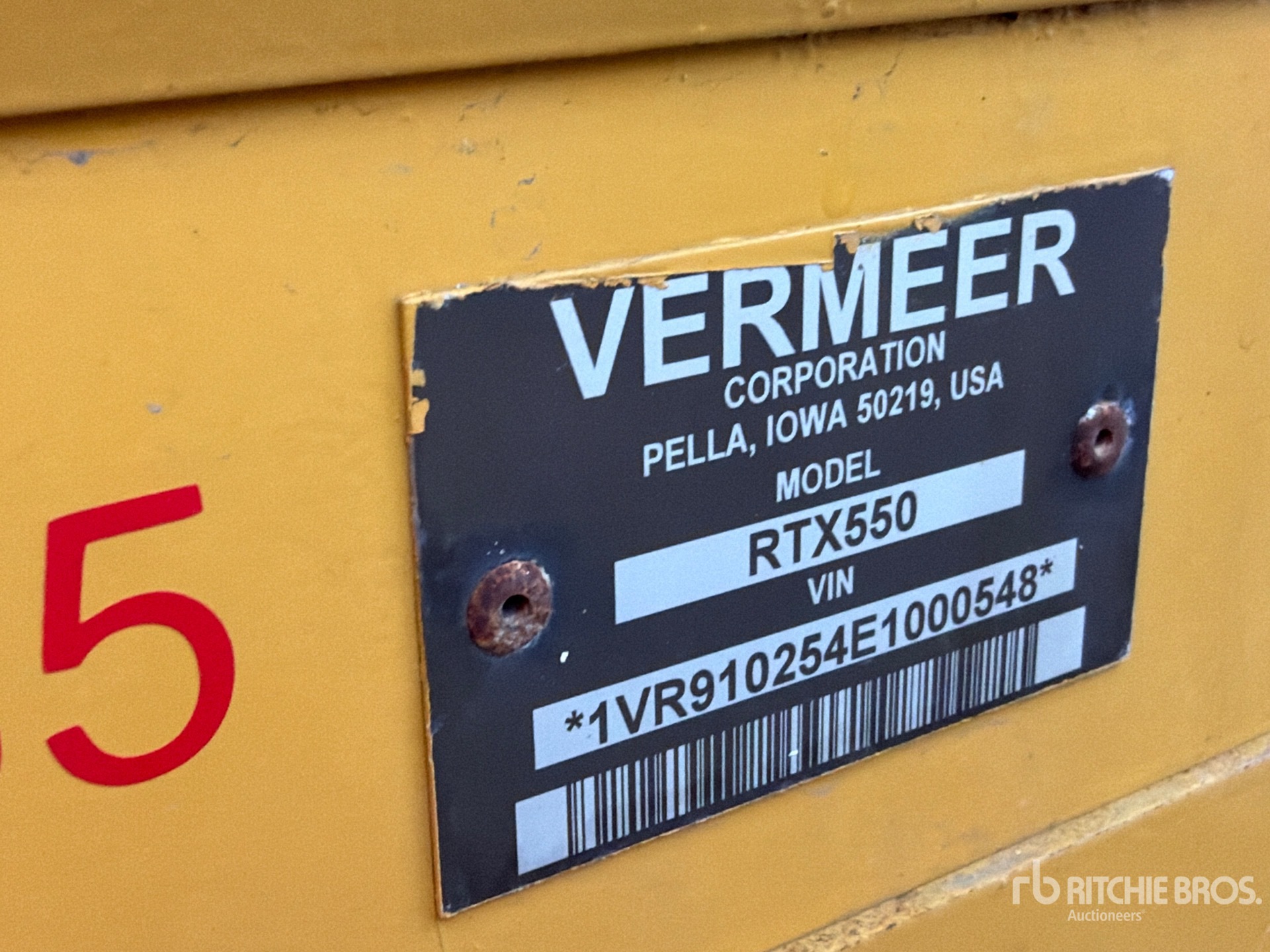 2014 Vermeer RTX550