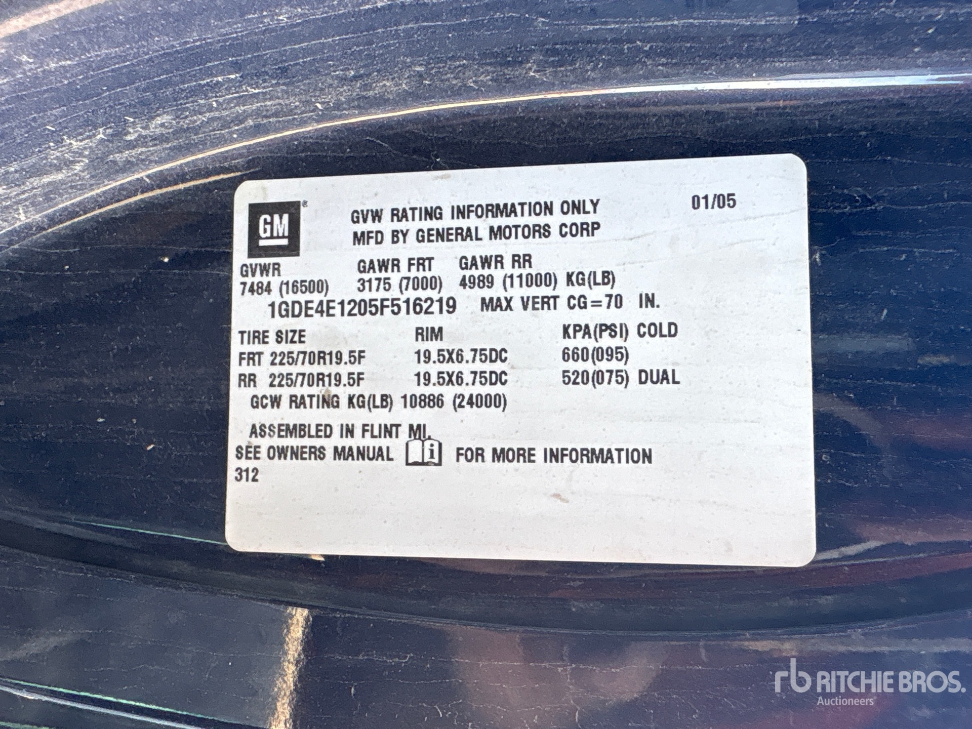 2005 GMC C4500