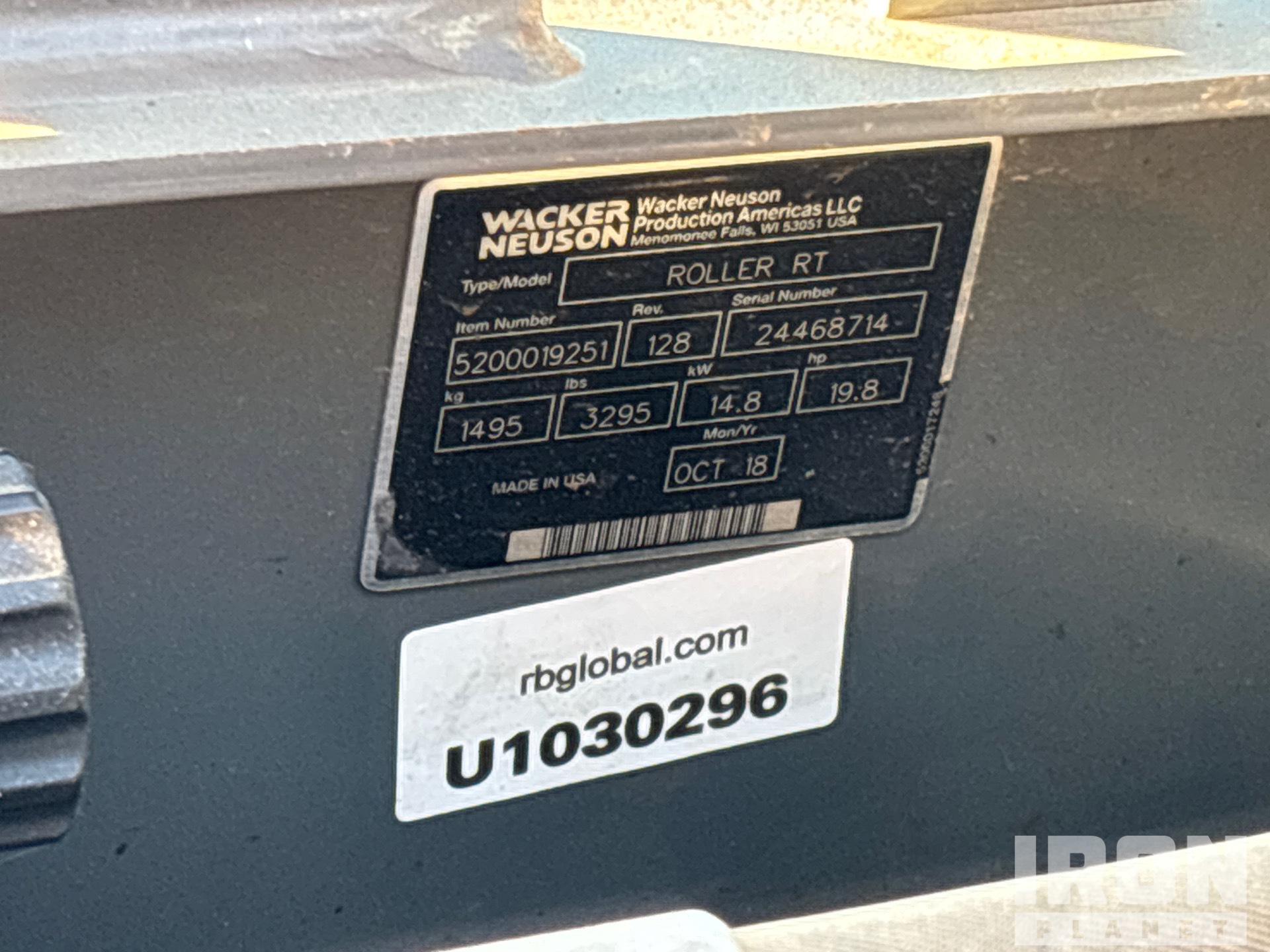 2018 Wacker Neuson RTSC3