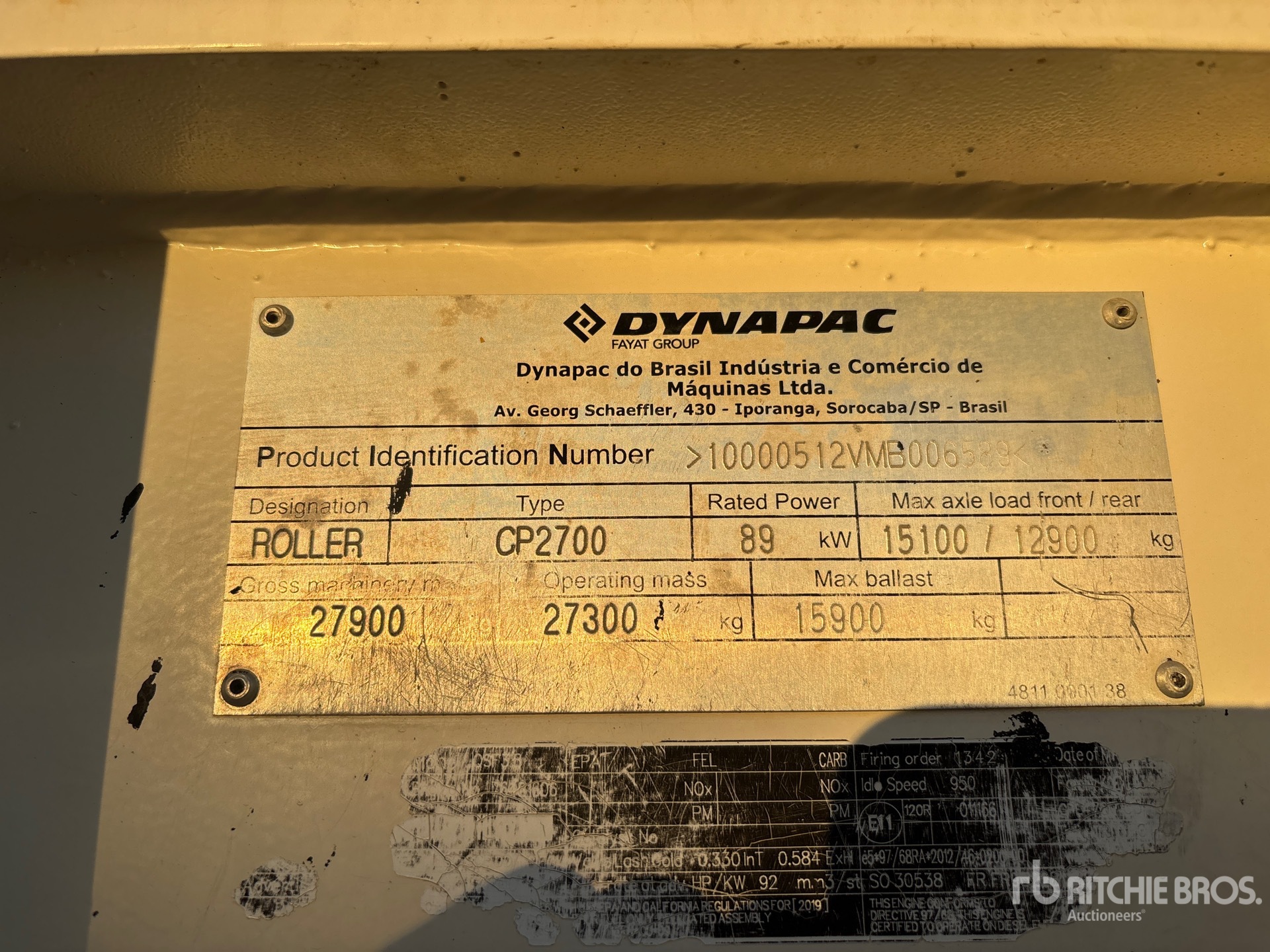 2021 Dynapac CP2700