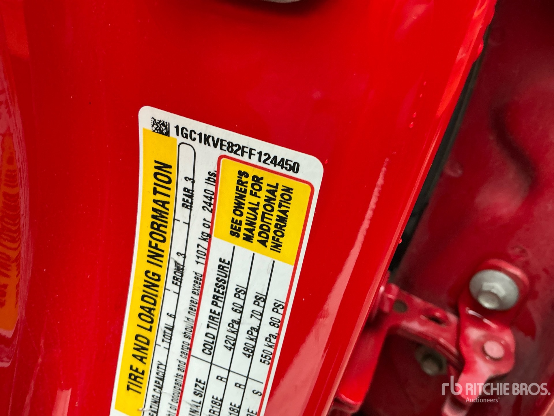 2015 Chevrolet SILVERADO 2500H