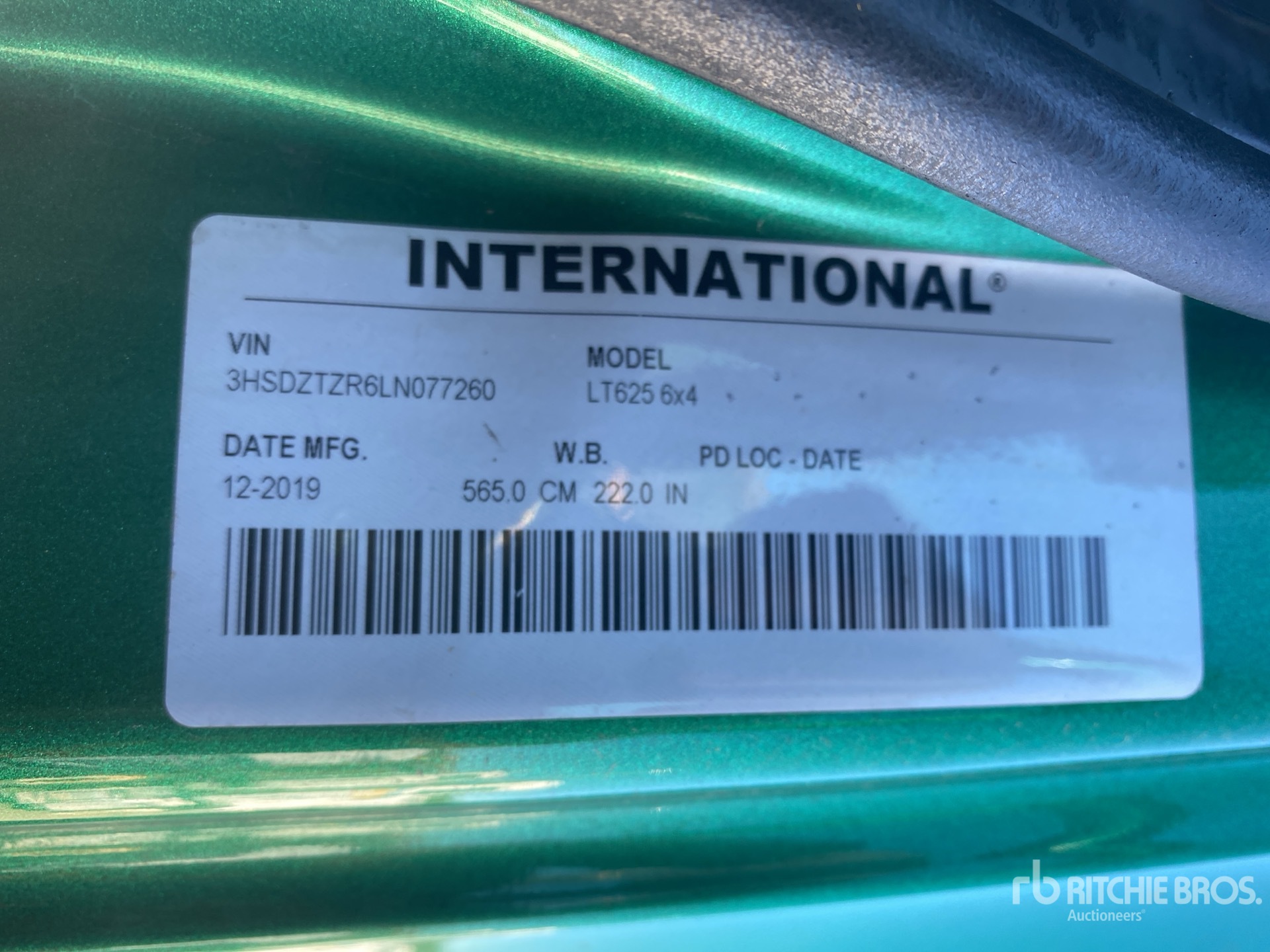 2020 International LT625