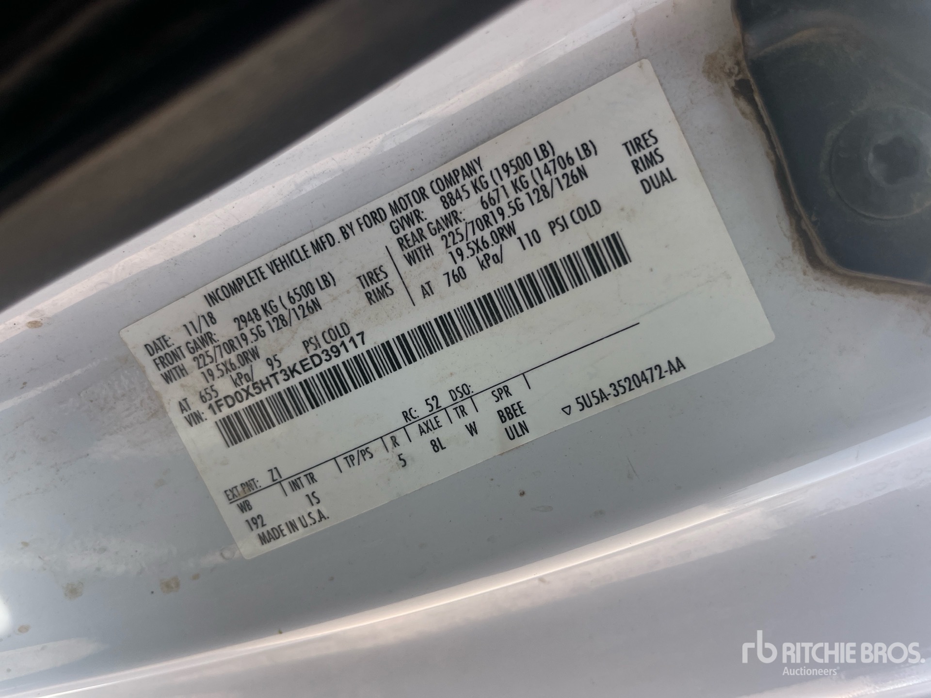 2019 Ford F-550