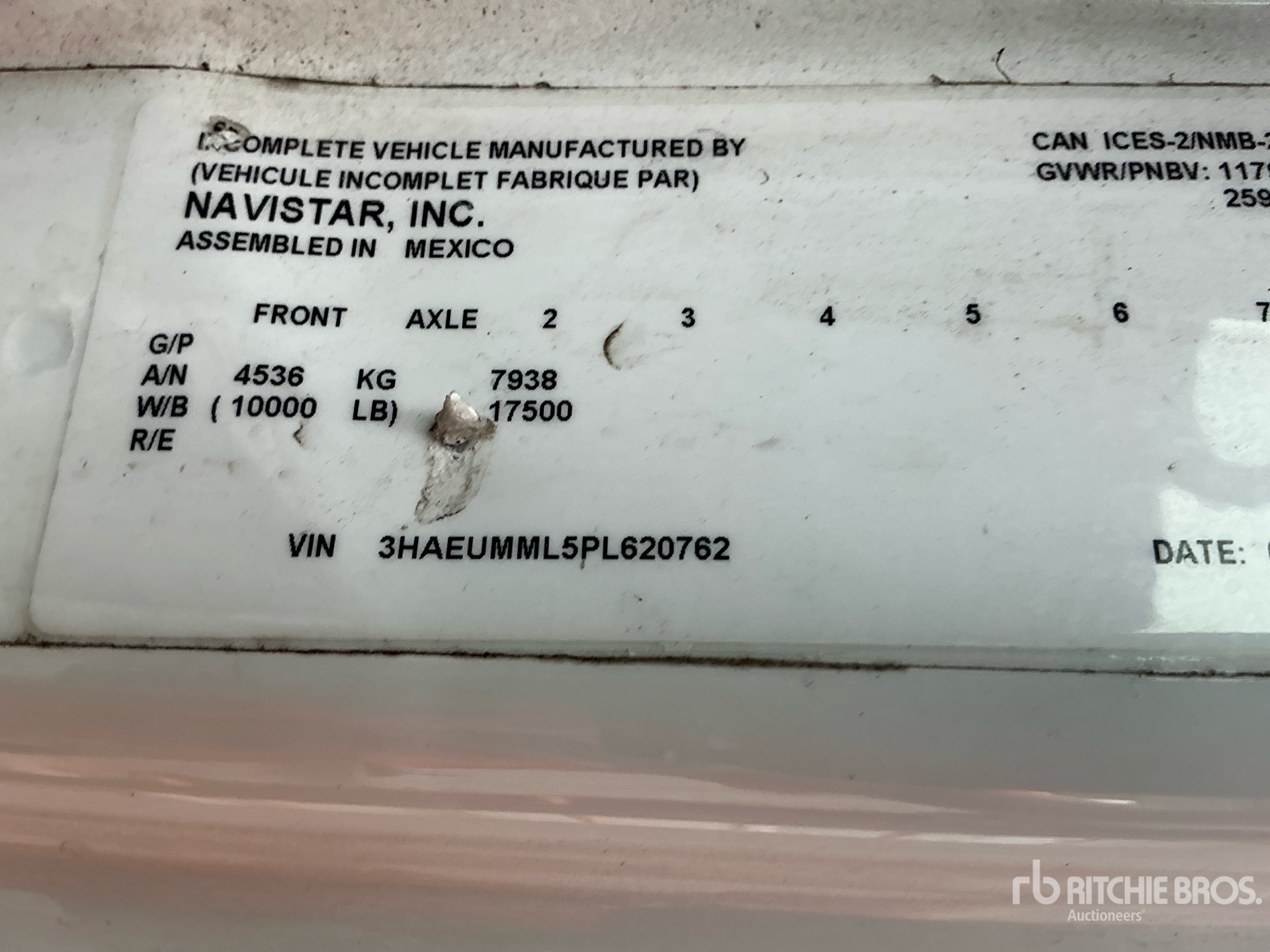 2023 International MV607