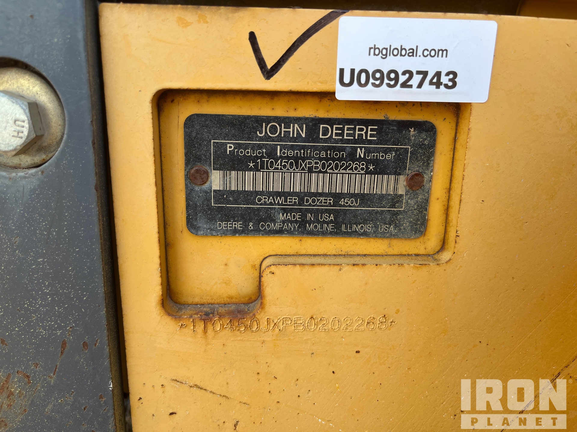 2011 John Deere 450J LT
