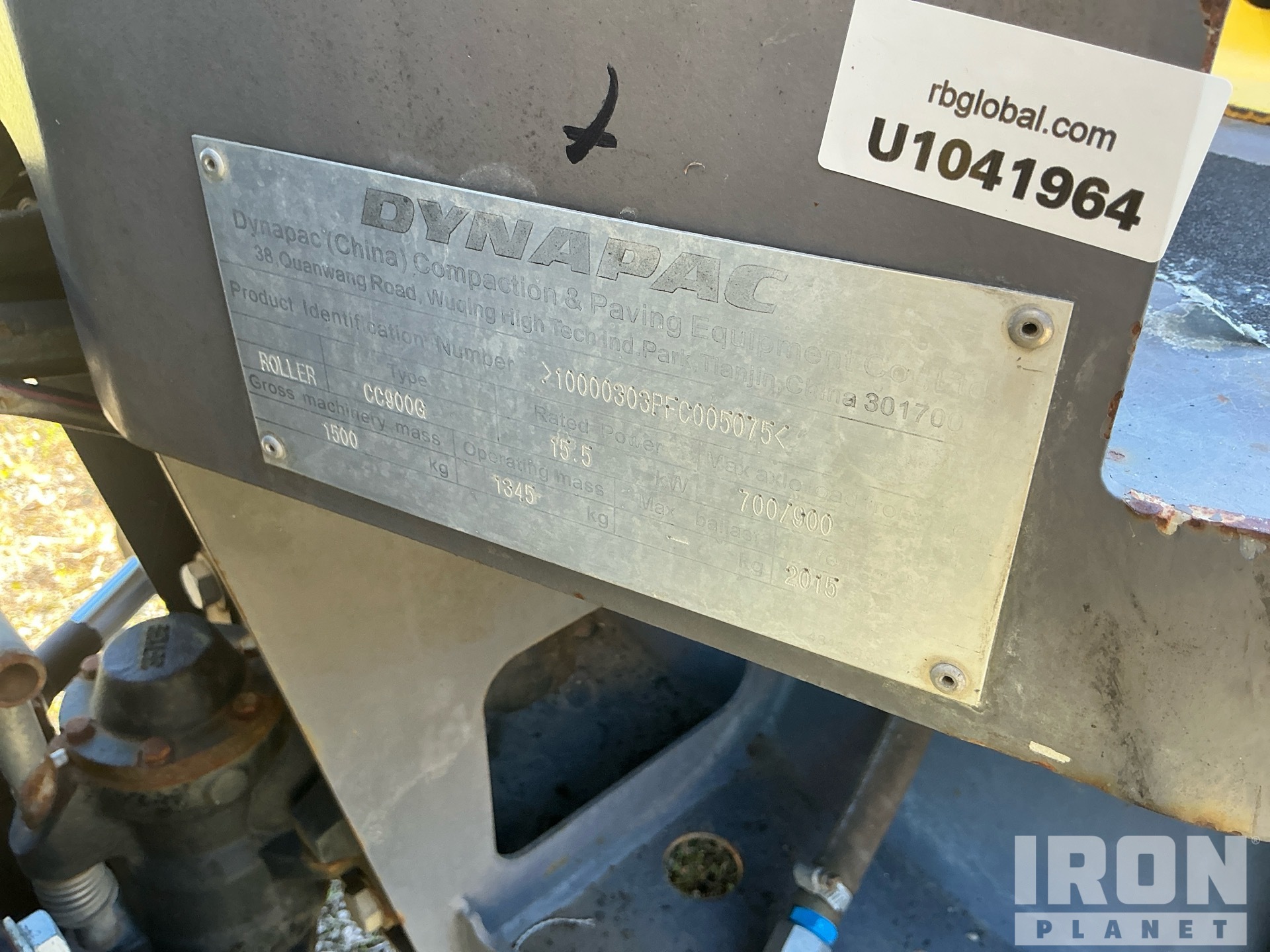 2015 Dynapac CC900G