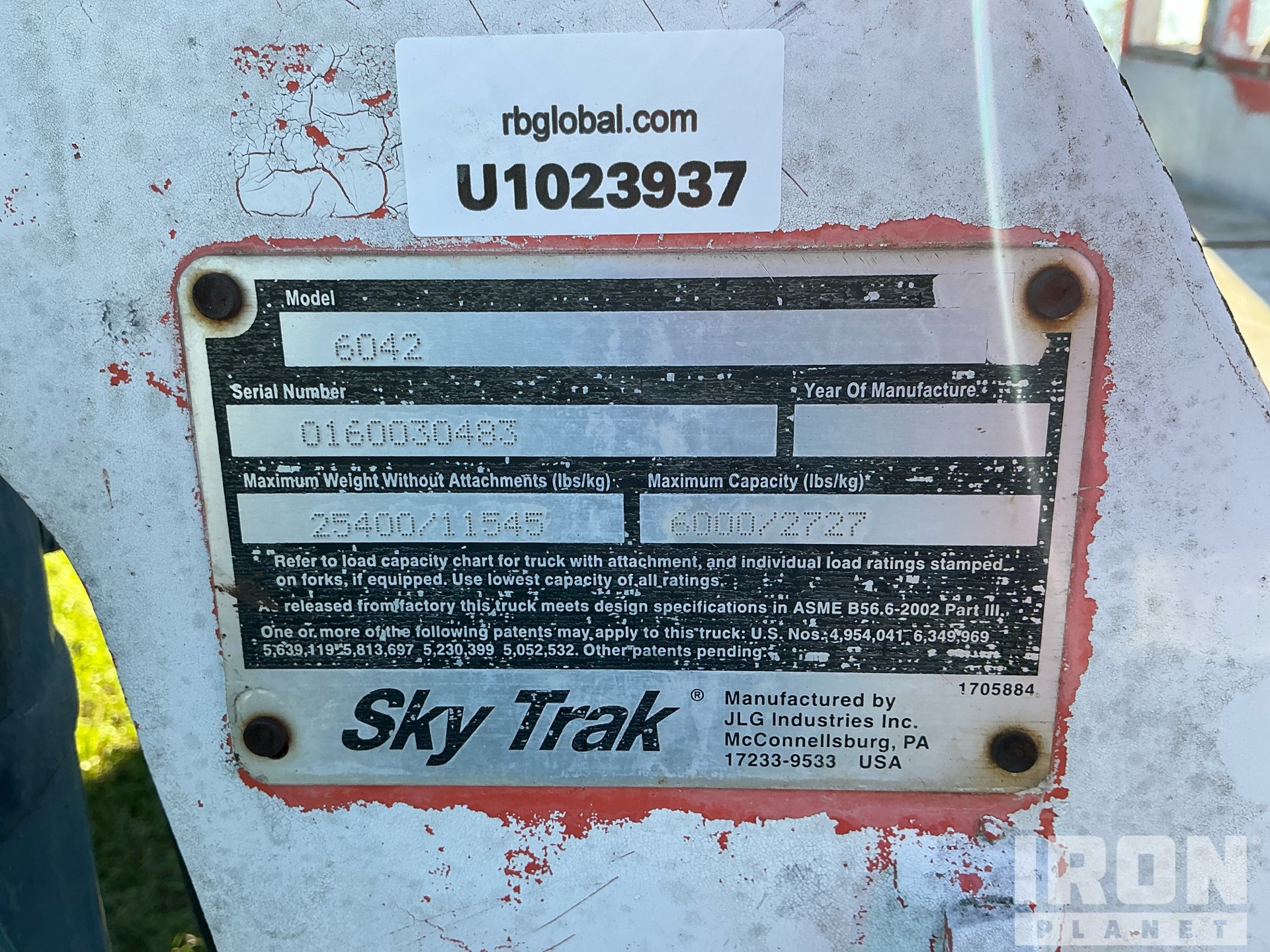 2007 Skytrak 6042