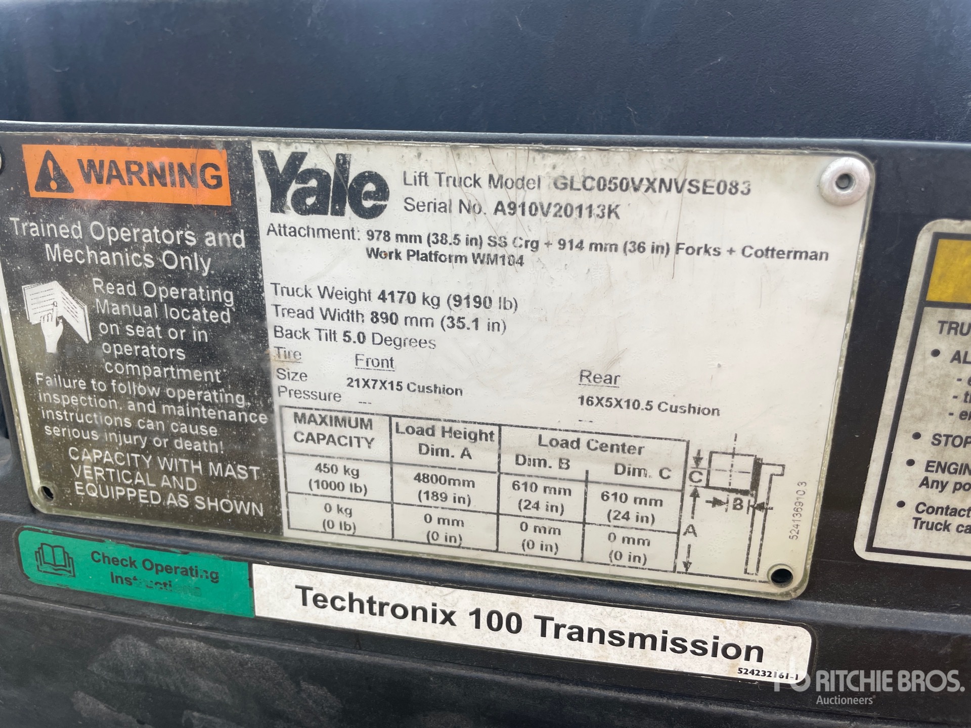 Photo of 2012 Yale GLC050VXNVSE083