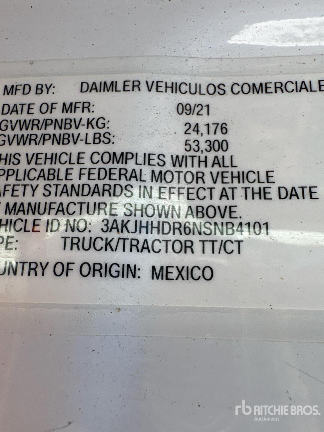 2022 Freightliner CASCADIA 126