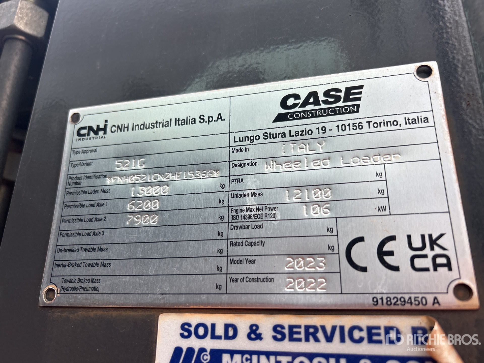 2022 Case 521G
