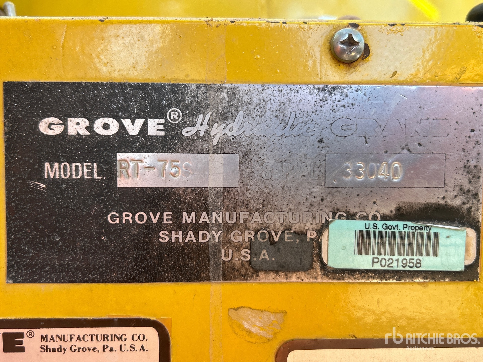 1975 Grove RT75S