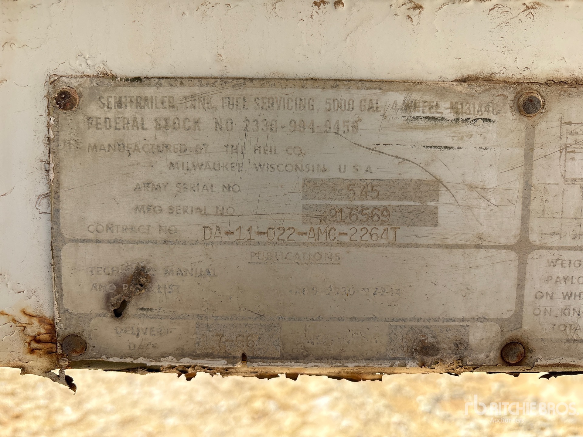 1966 Heil 5000 gal T/A