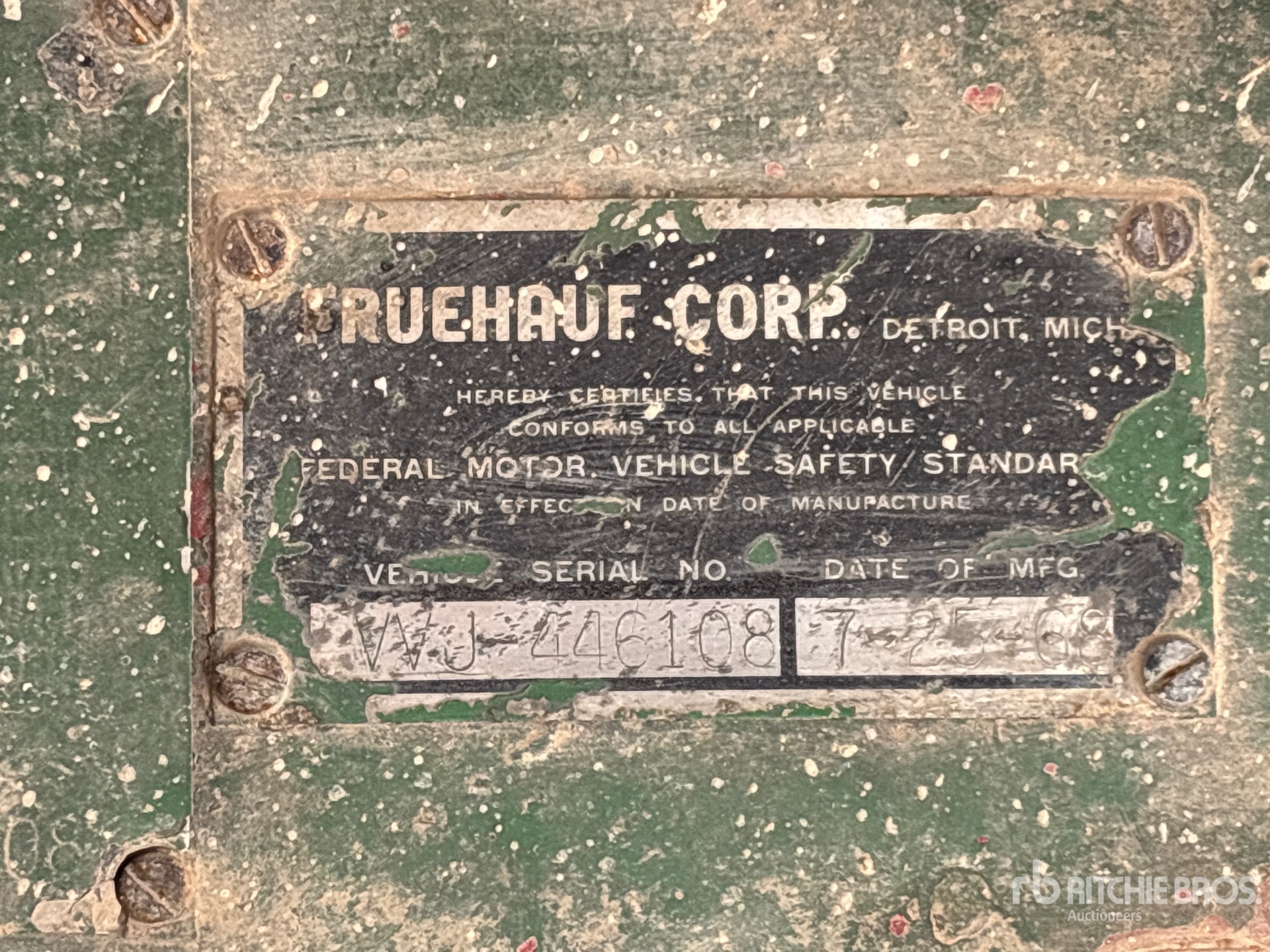 1968 Fruehauf 40 FT T/A