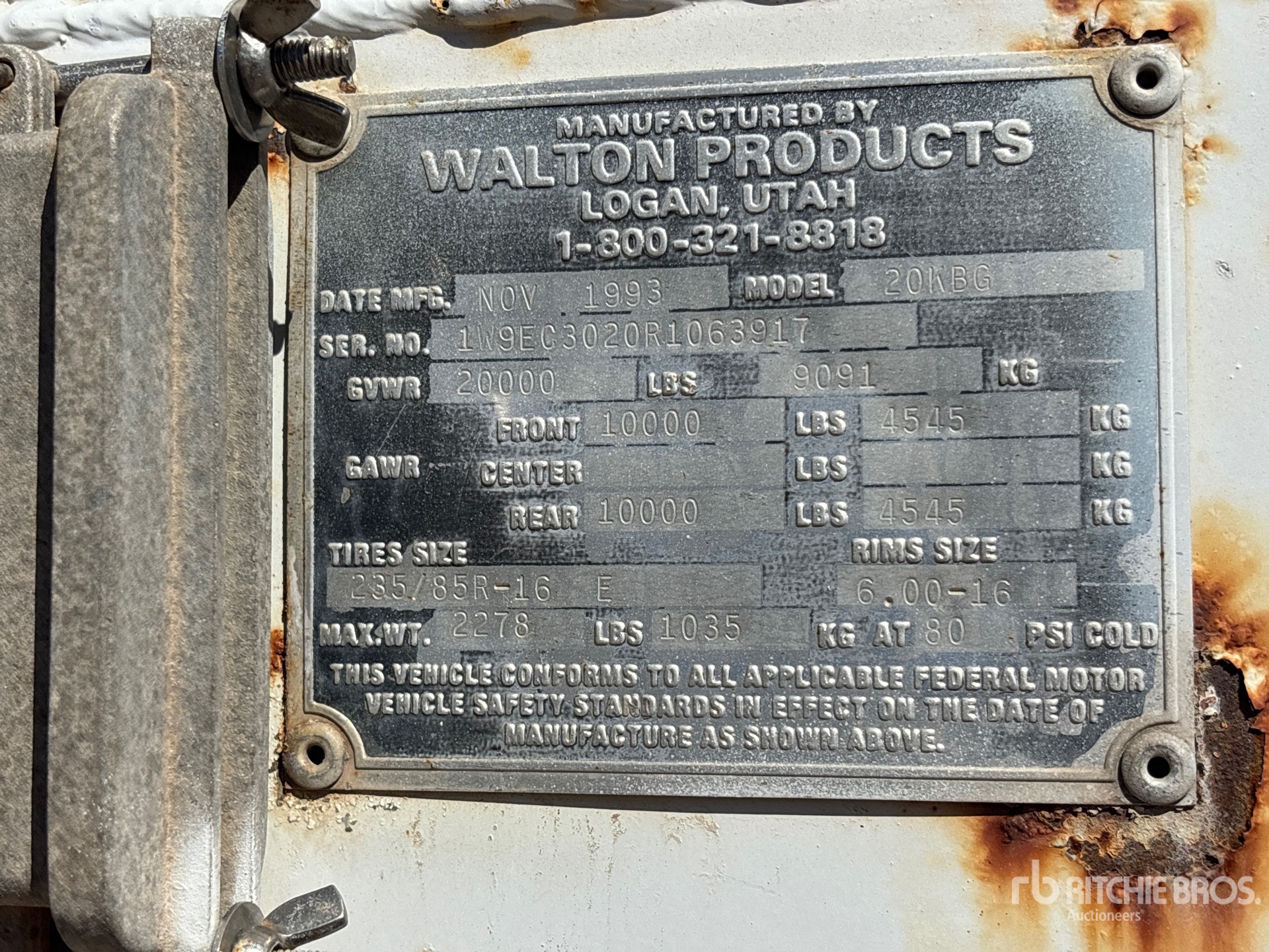 1994 Walton 20KBG