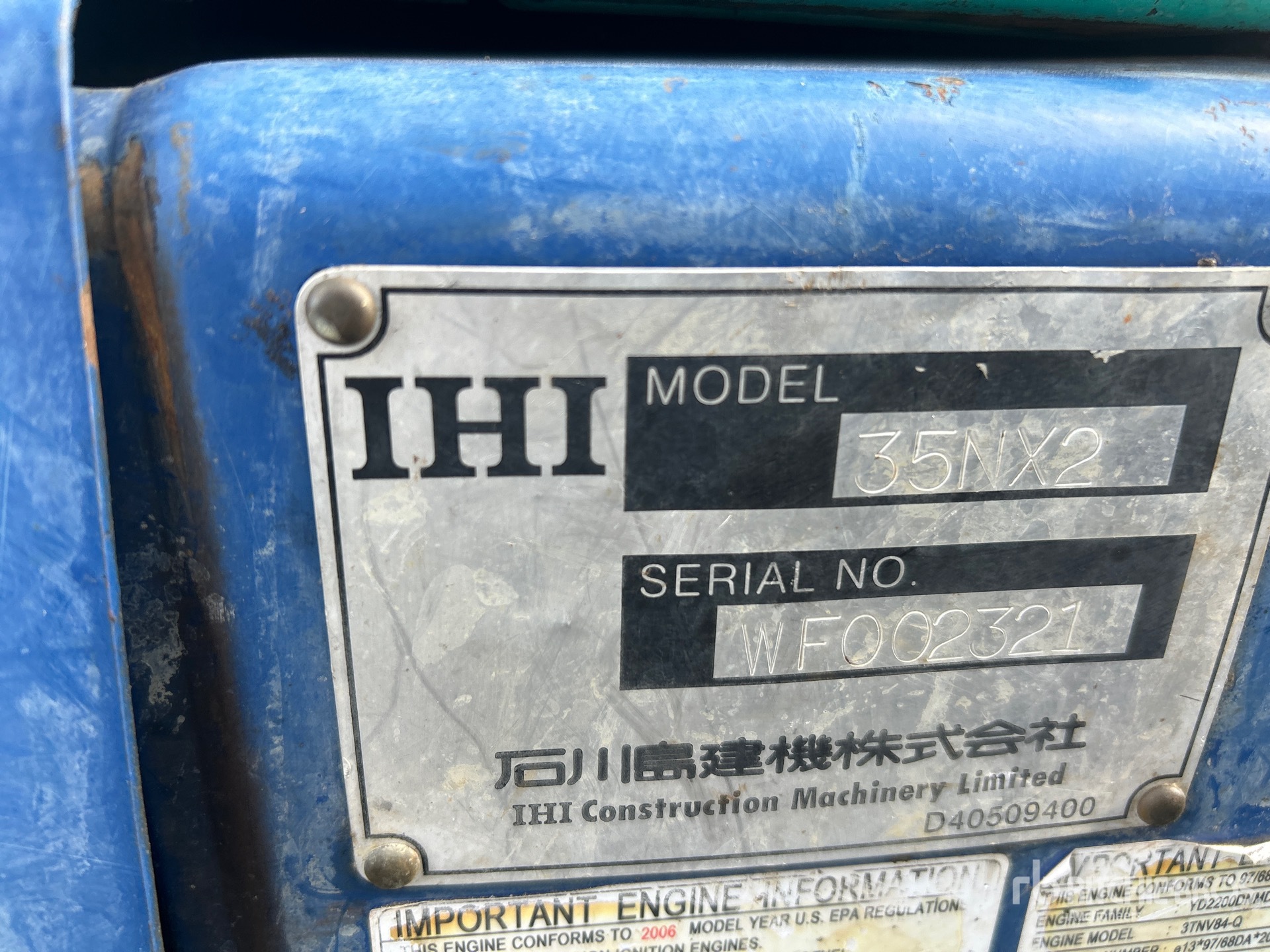 2006 IHI 35NX2
