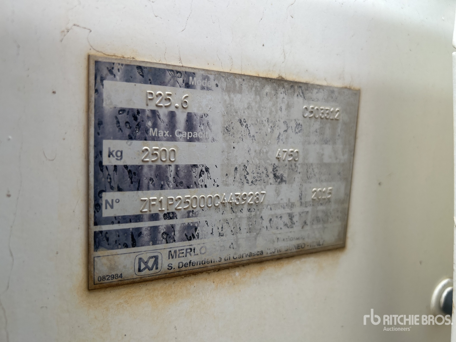 2015 Merlo P25.6