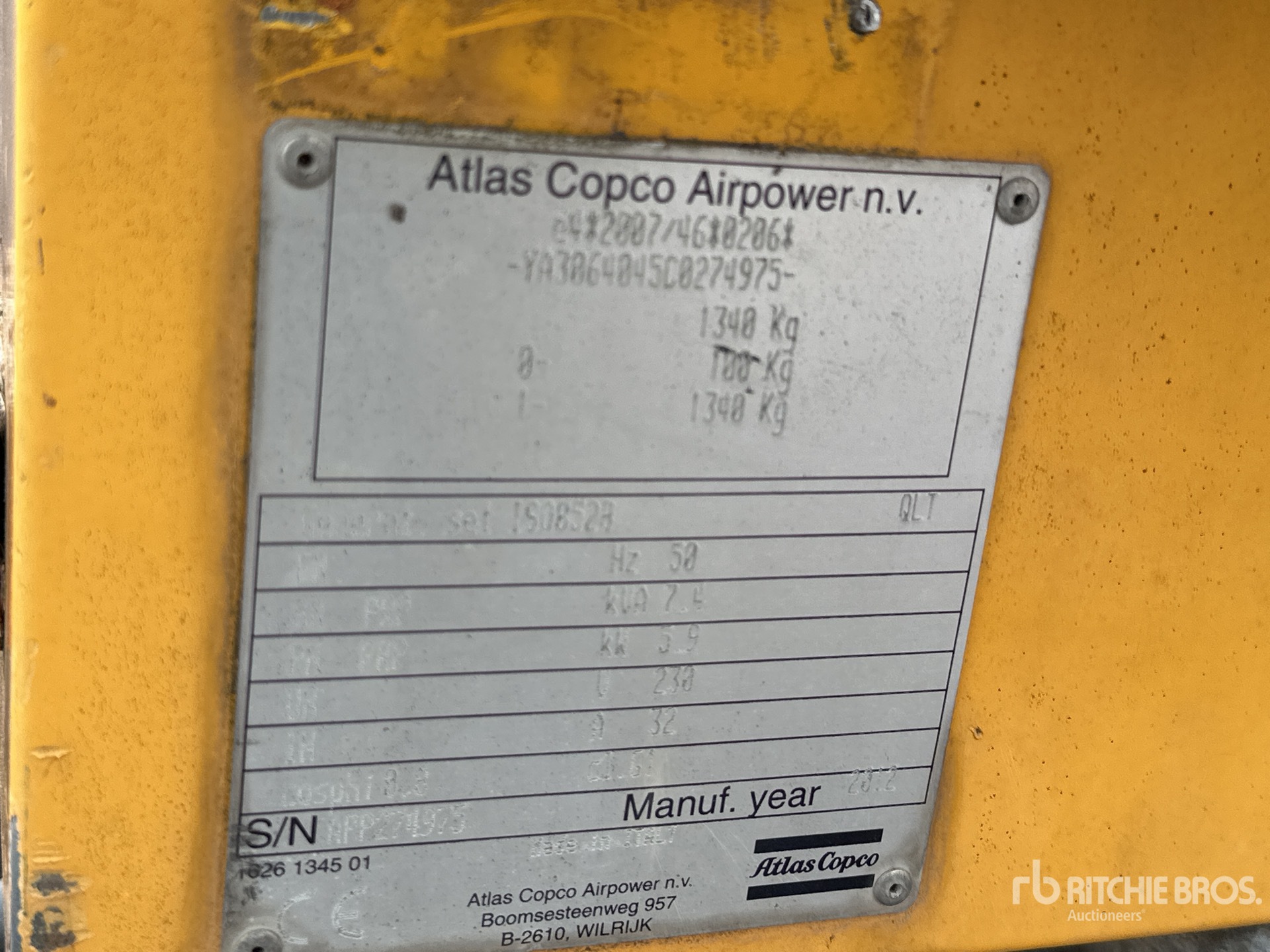2012 Atlas Copco QLT