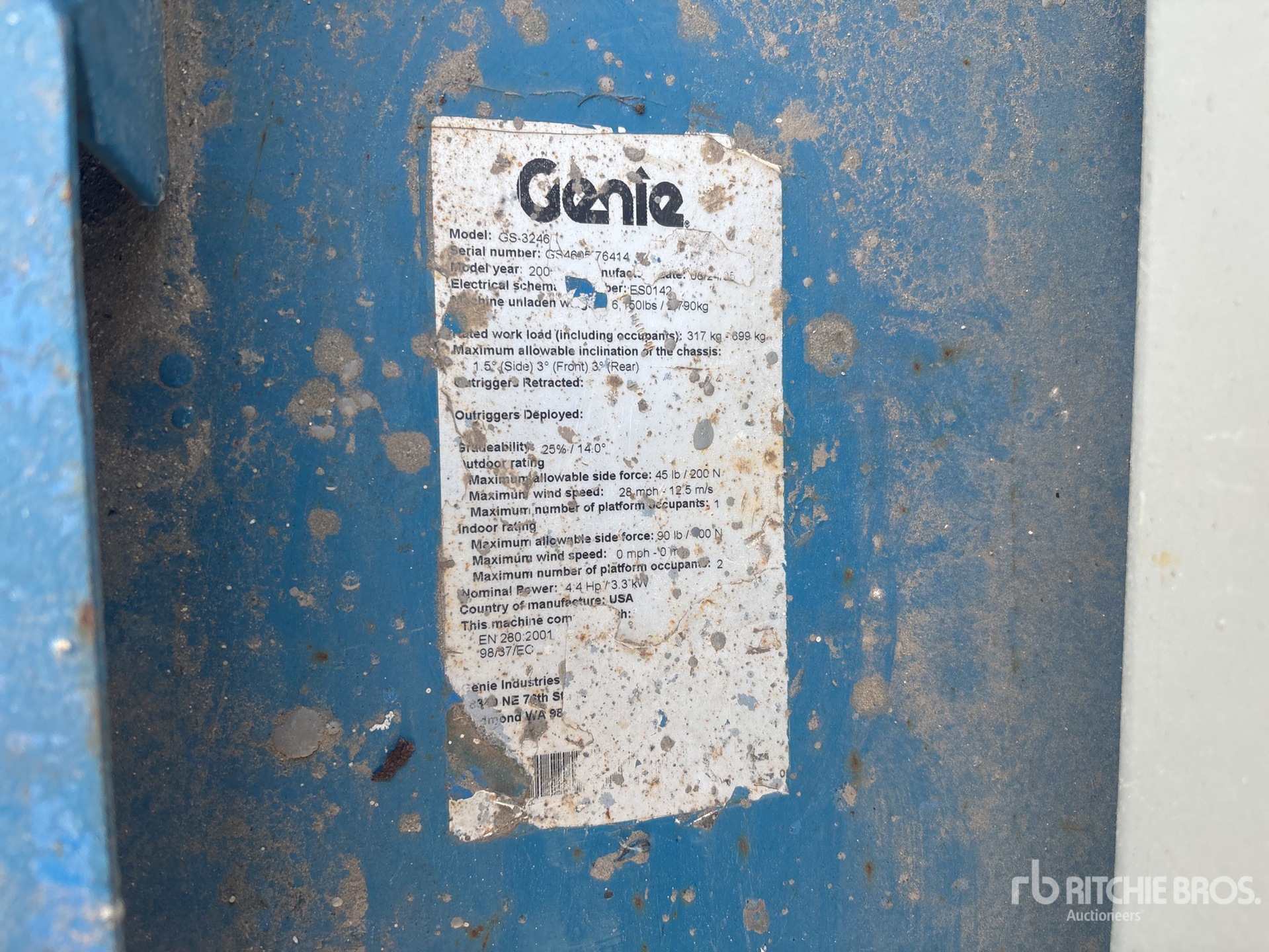 2005 Genie GS-3246