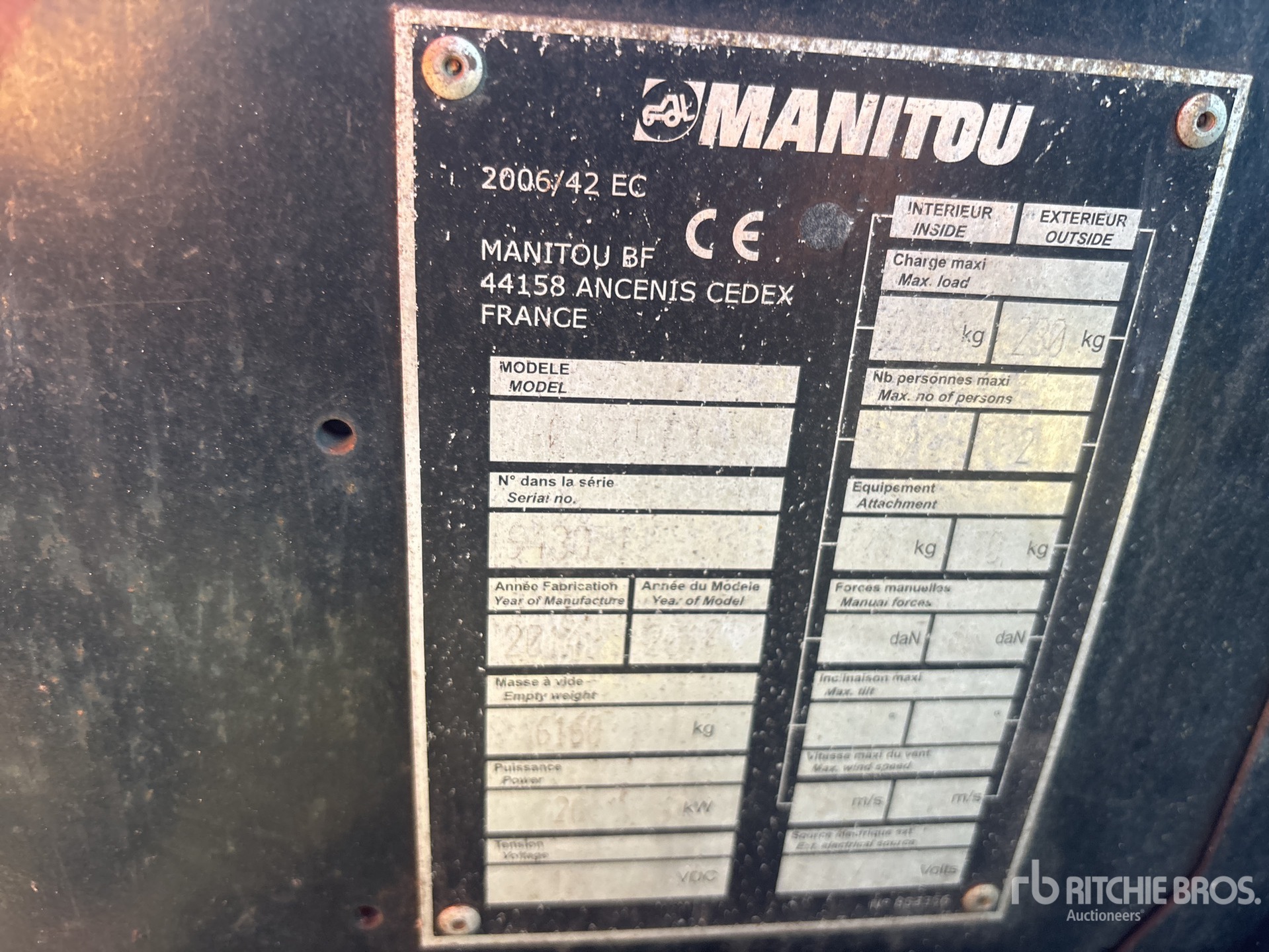 2014 Manitou 160ATJ