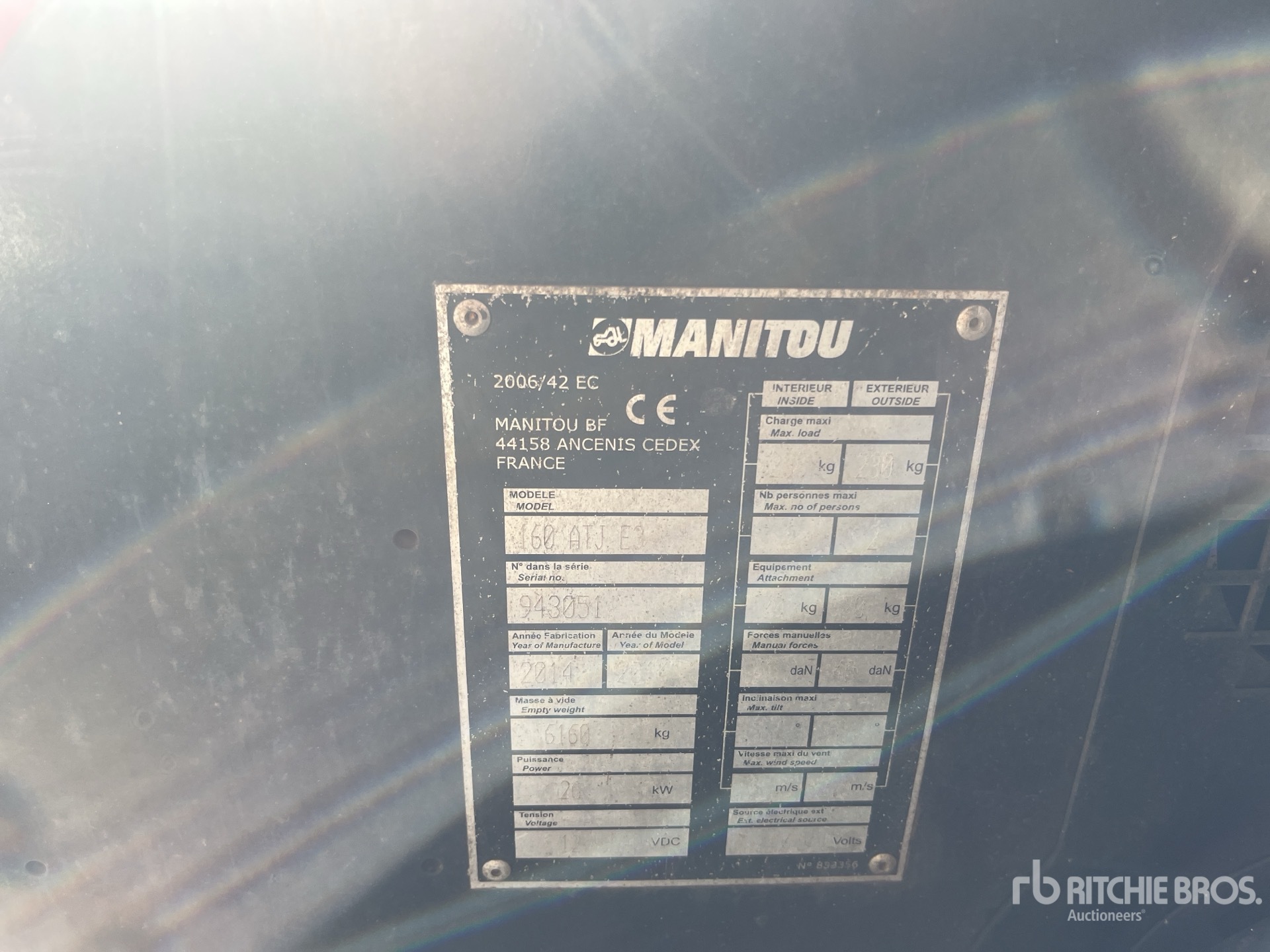 2014 Manitou 160ATJ