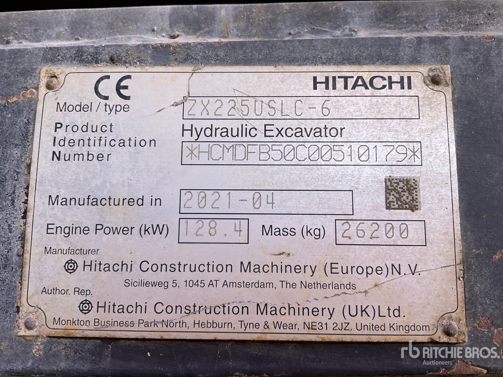 2021 Hitachi ZX225US