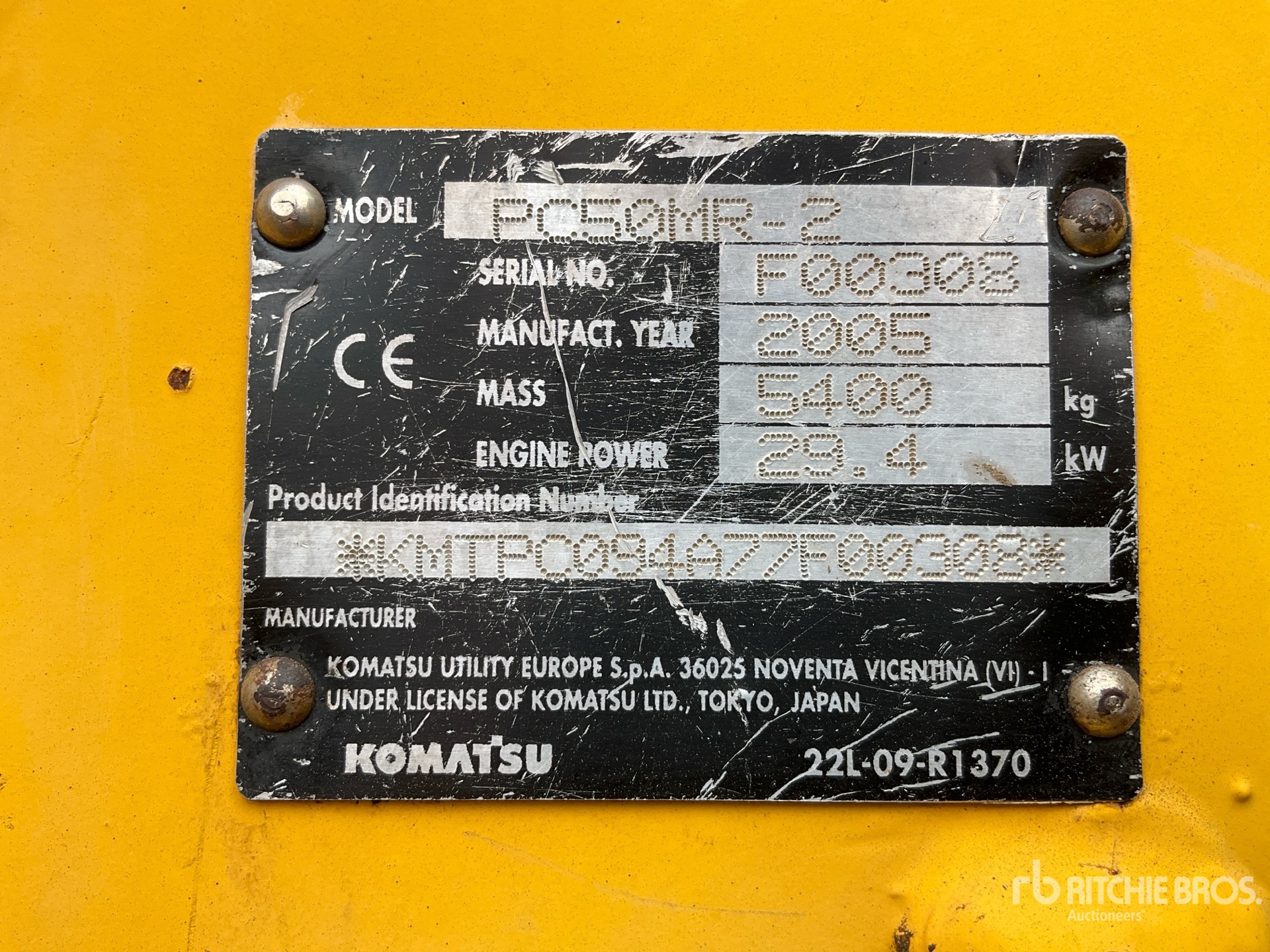 2005 Komatsu PC50MR-2