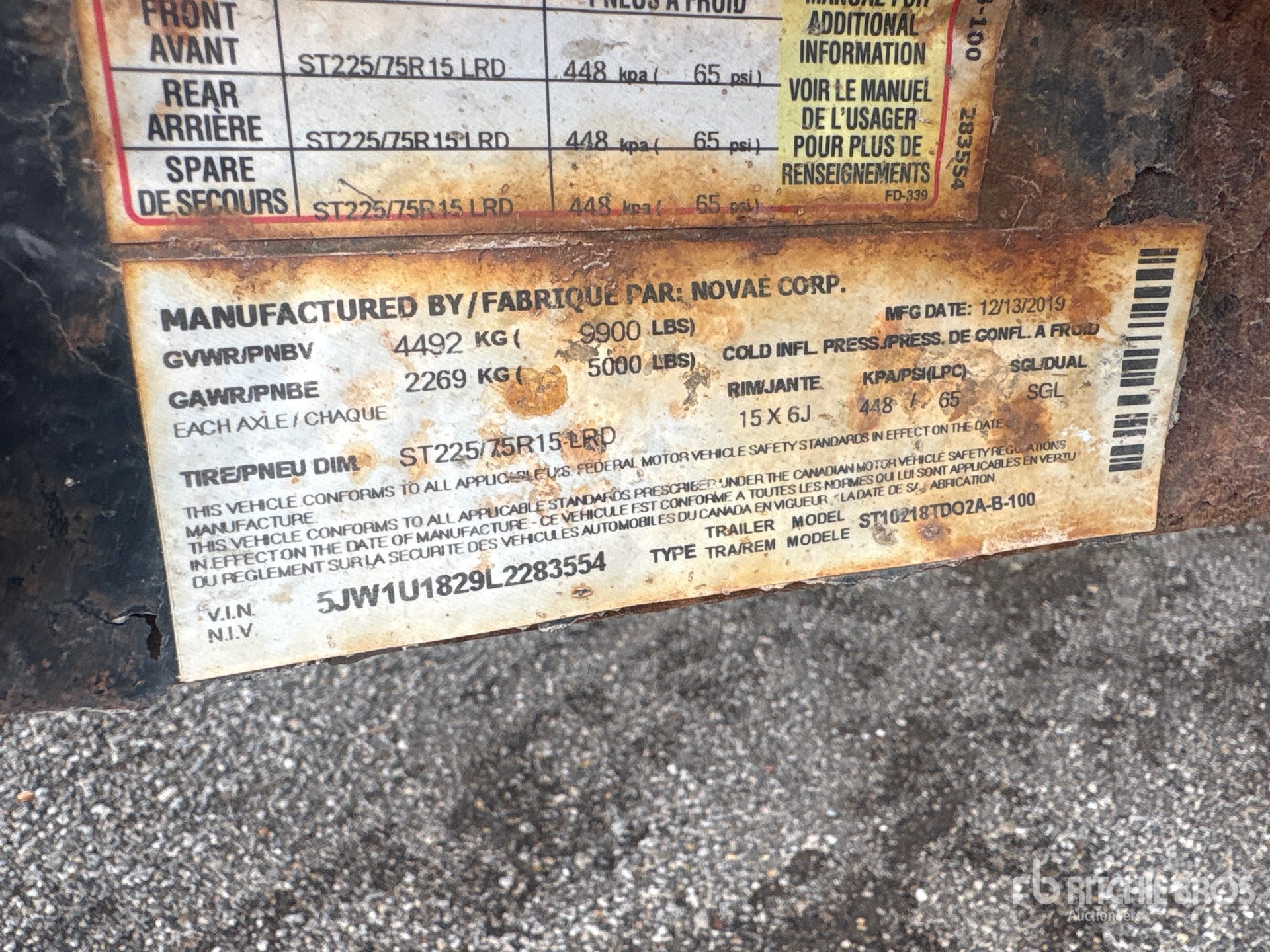2020 Sure-Trac 5T10218TD02A-B-