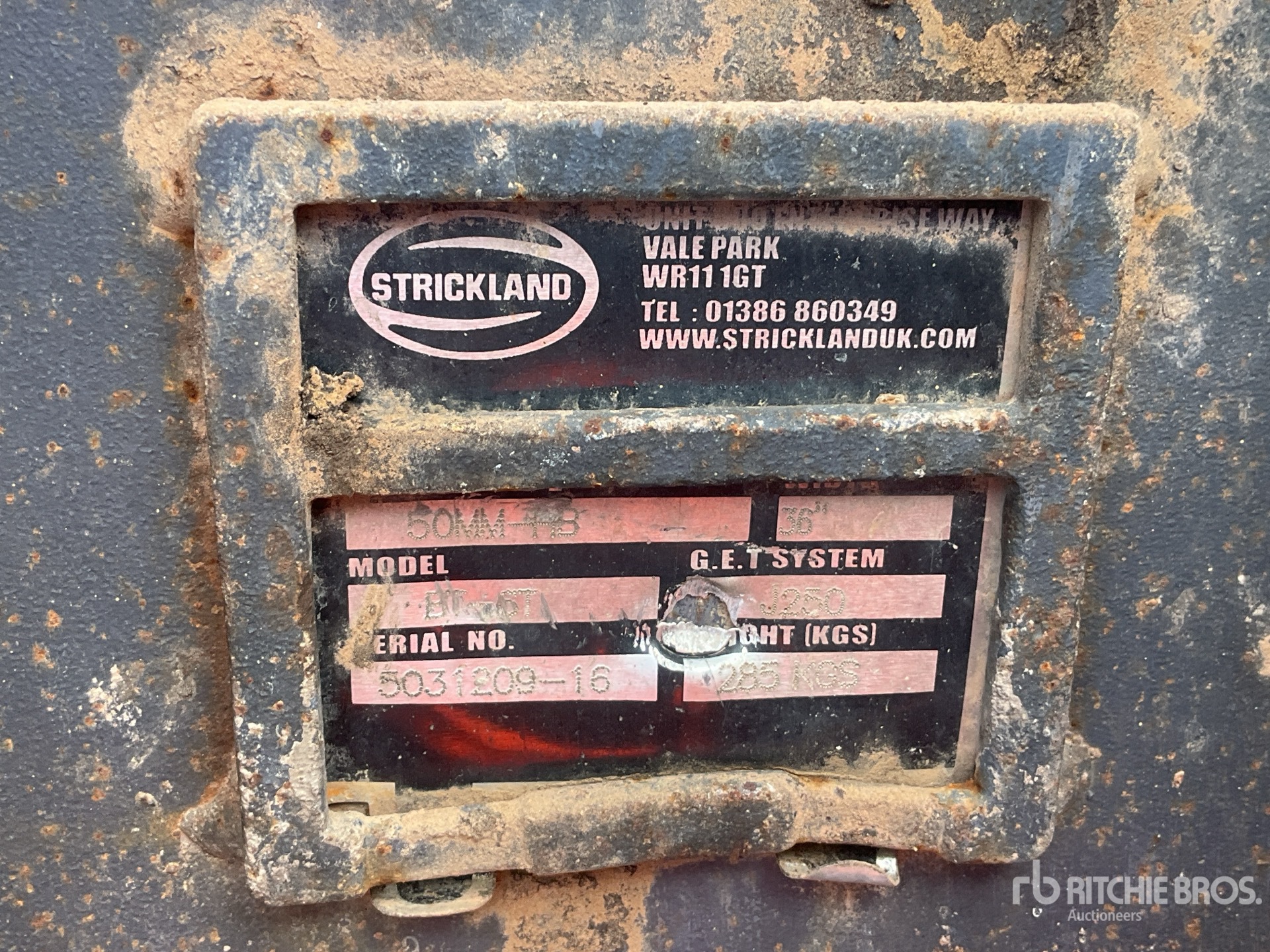 Strickland 900 MM LOADING - FITS HITACHI ZX85
