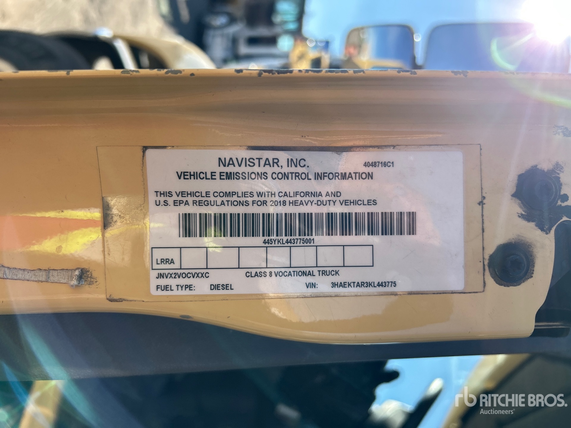 2019 International HV 607