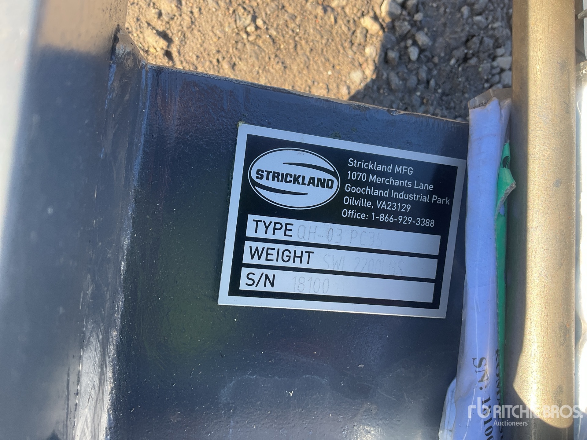 Strickland - FITS KOMATSU PC30/35 (UNUSED)