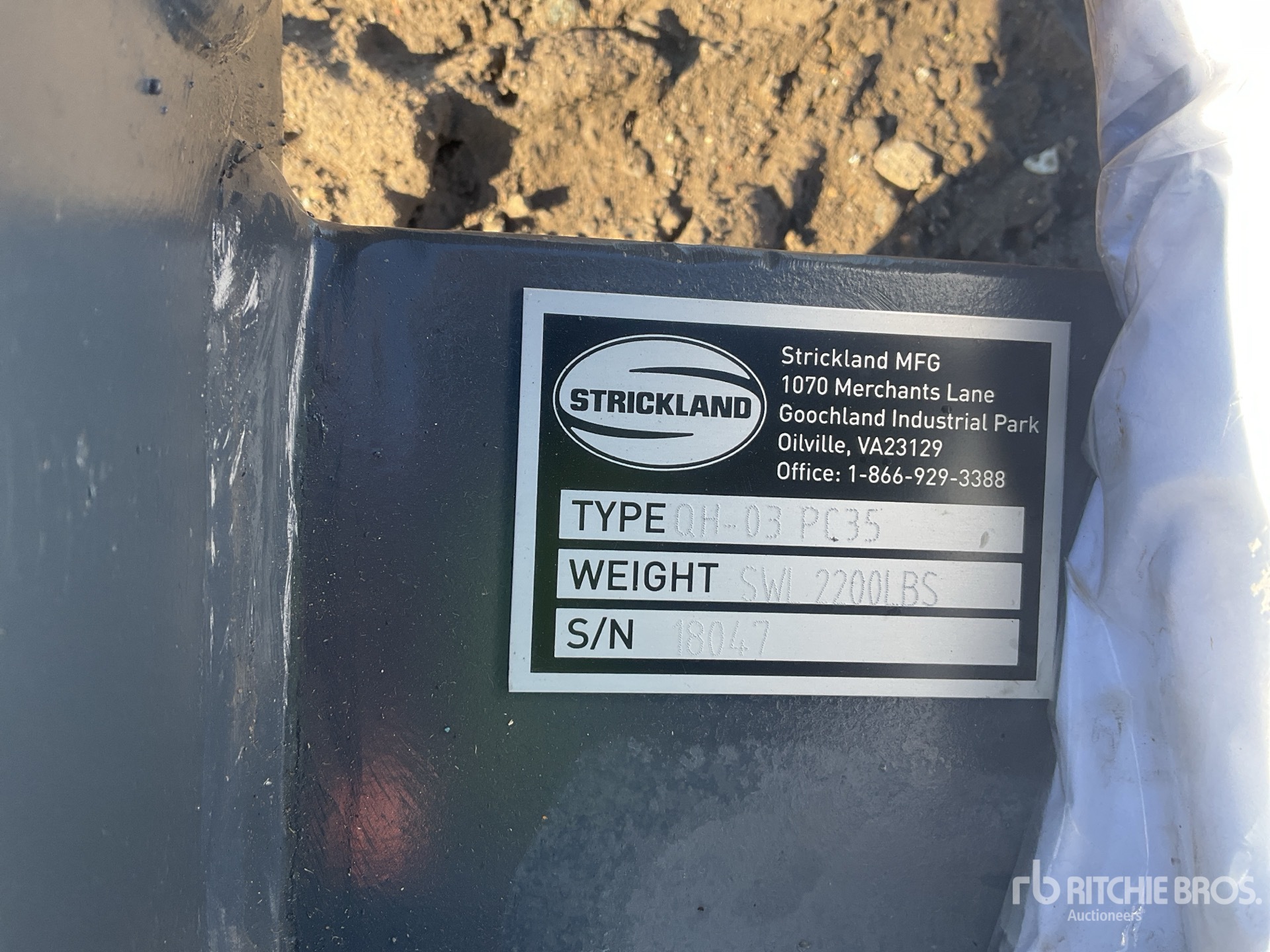 Strickland - FITS KOMATSU PC30/35 (UNUSED)