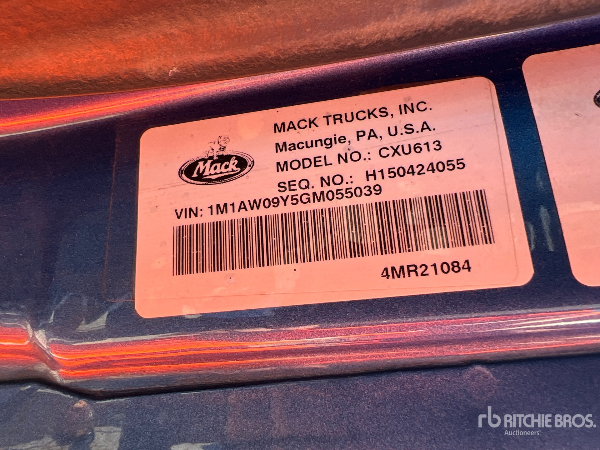 2016 Mack CXU613