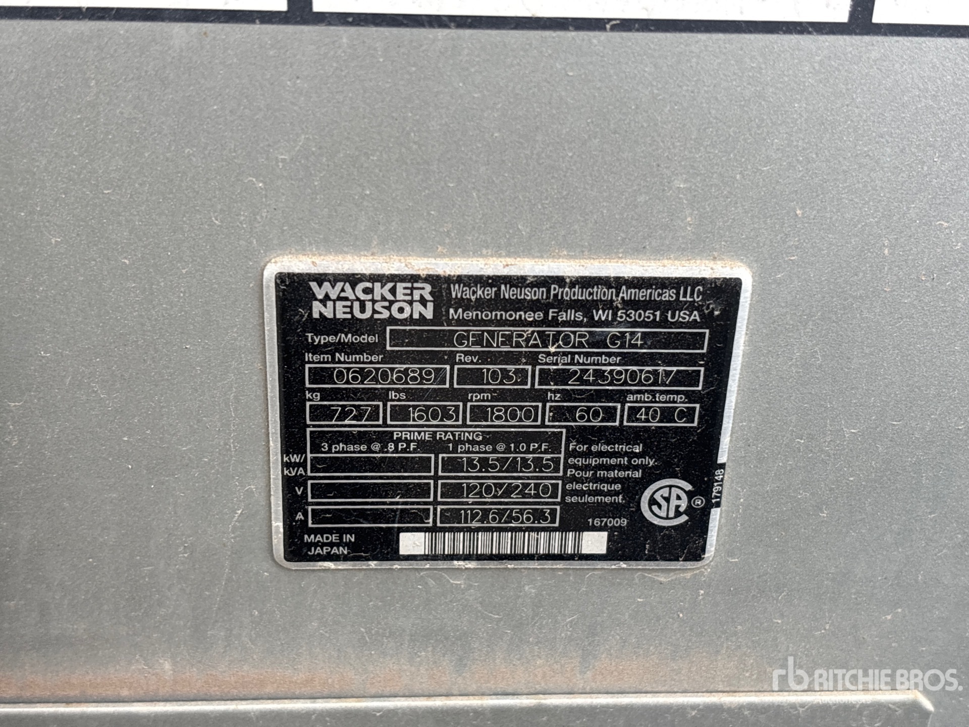 Wacker Neuson G14
