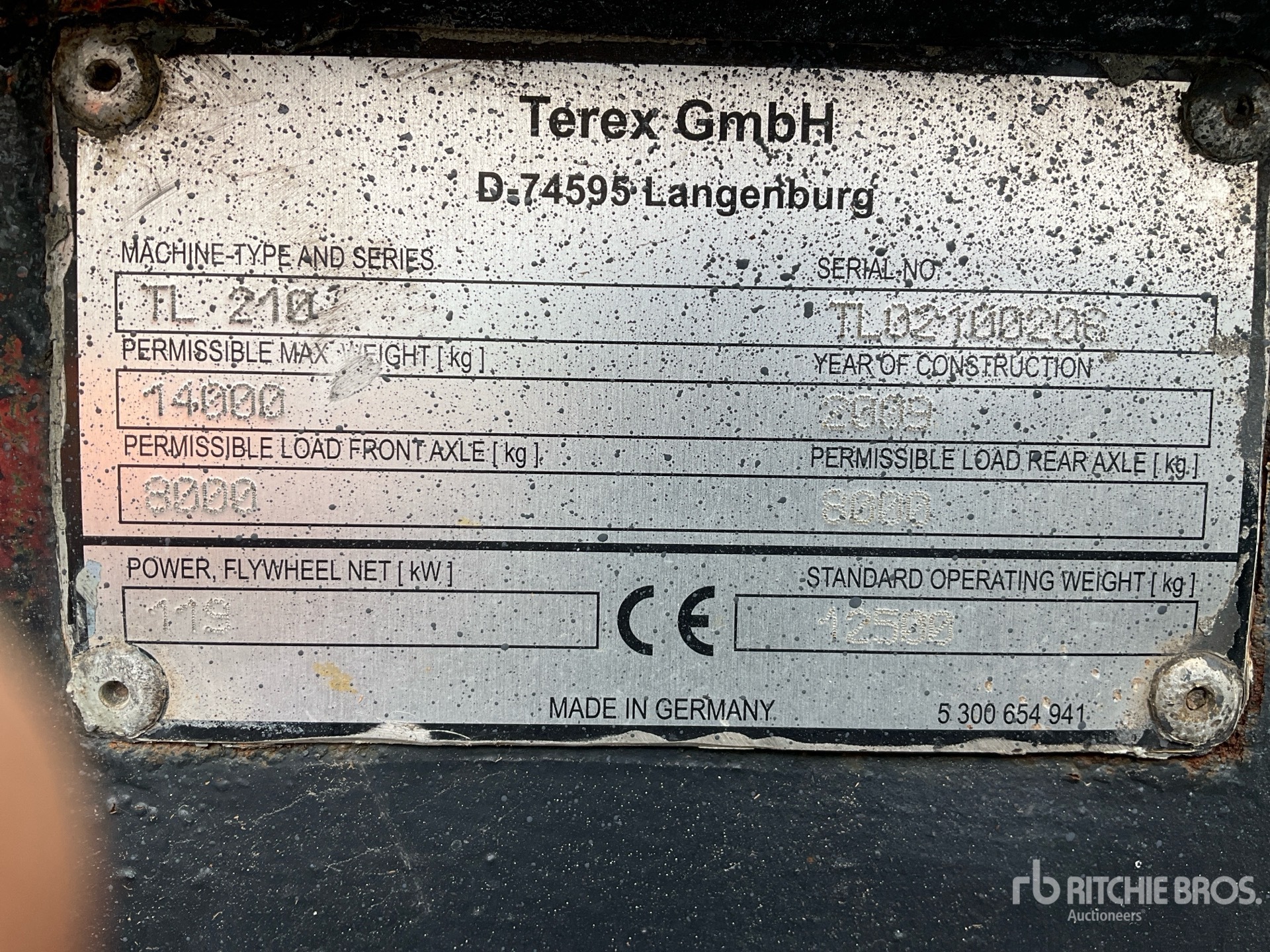 2009 Terex TL-210