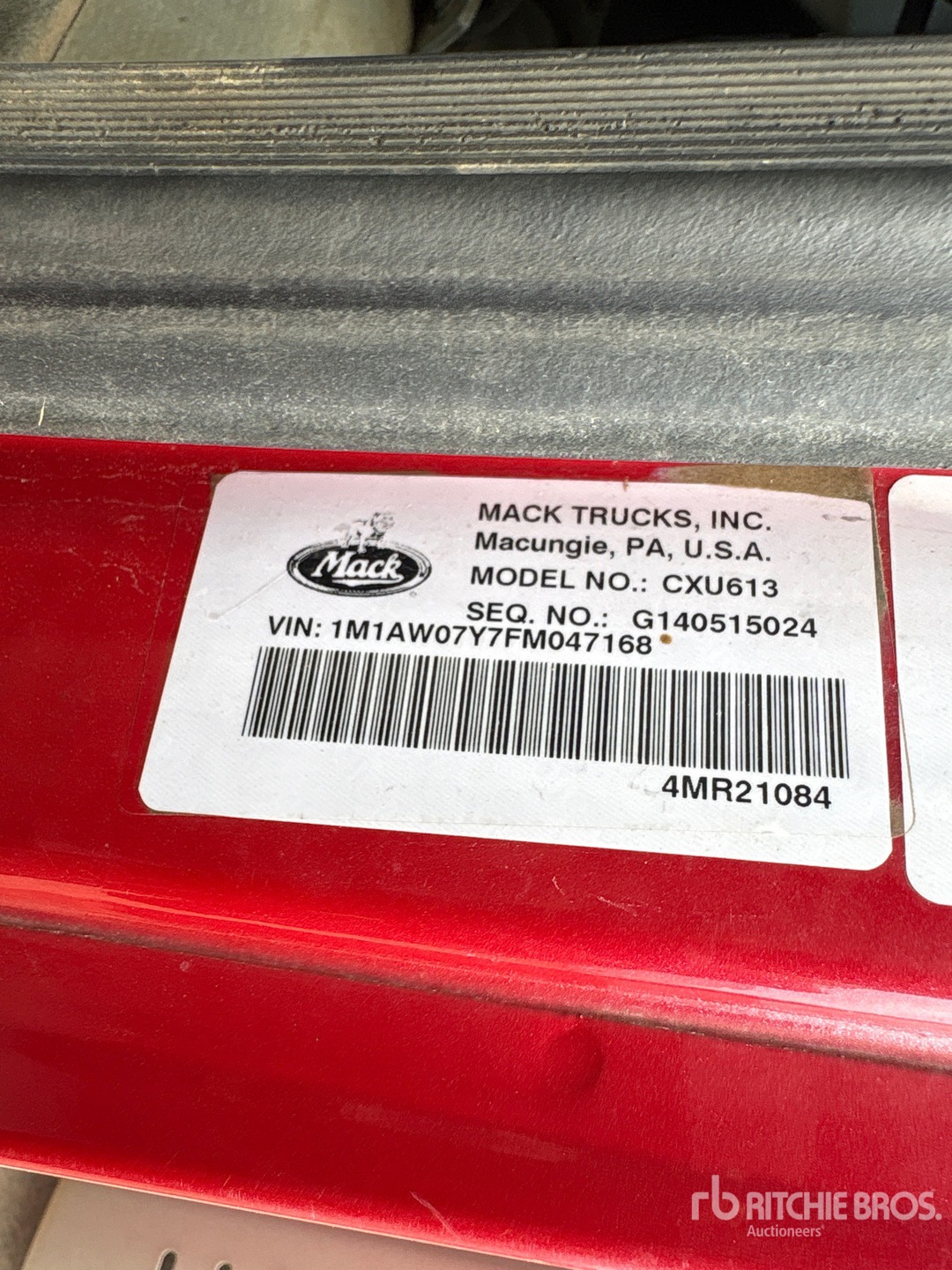 2015 Mack CXU613