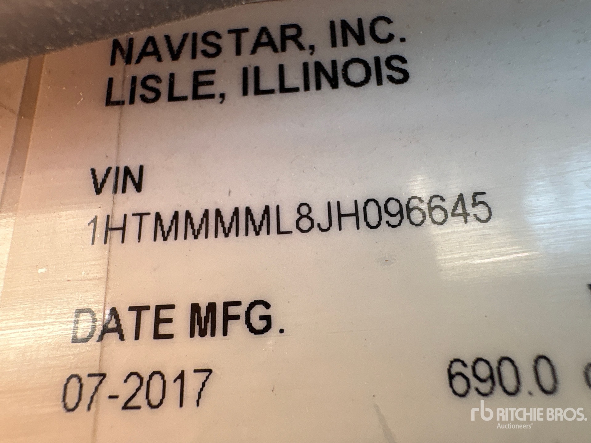 2018 International DURASTAR 4300