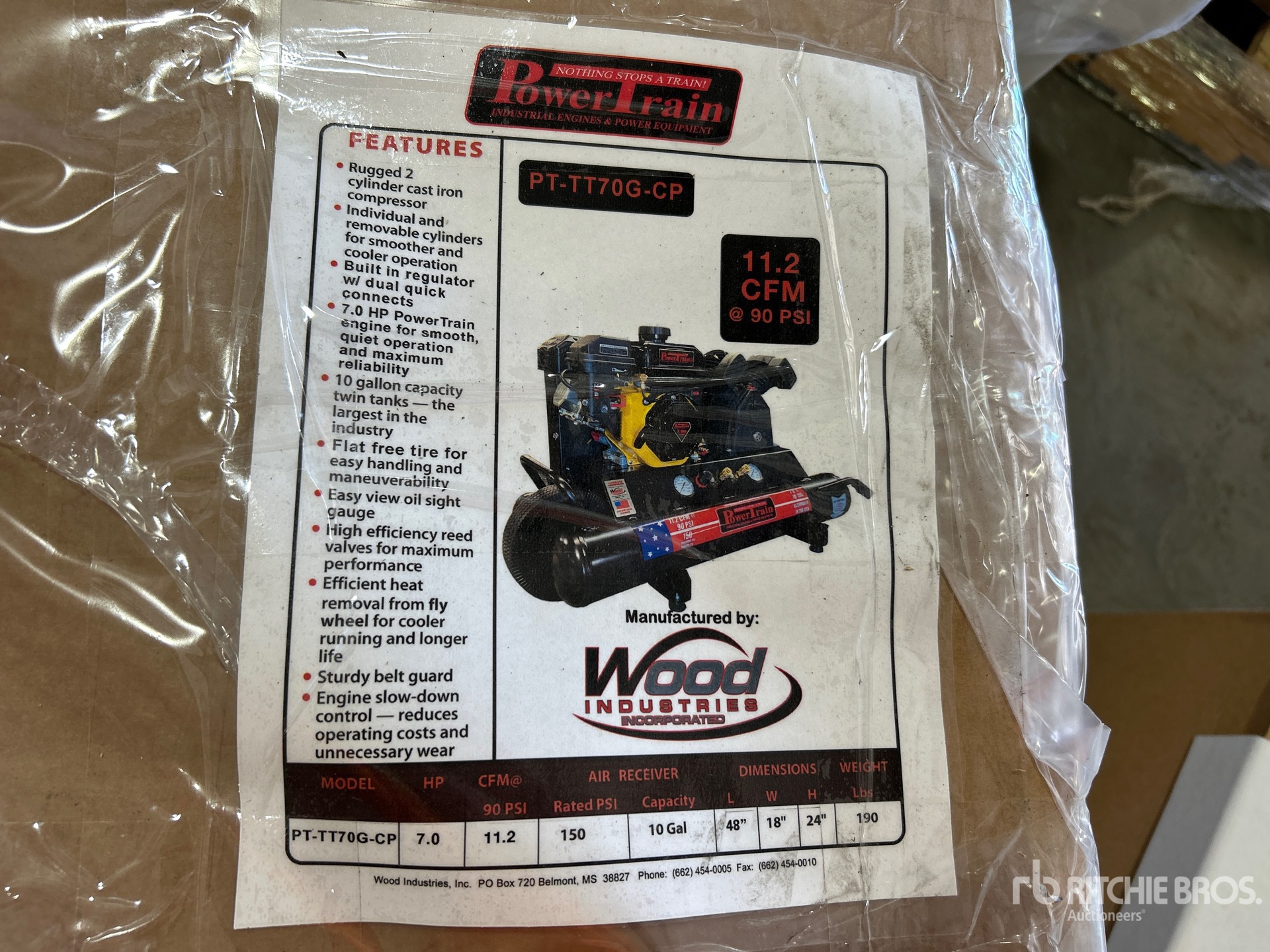 Powertrain 11.2 CFM SKID-MOUNTED