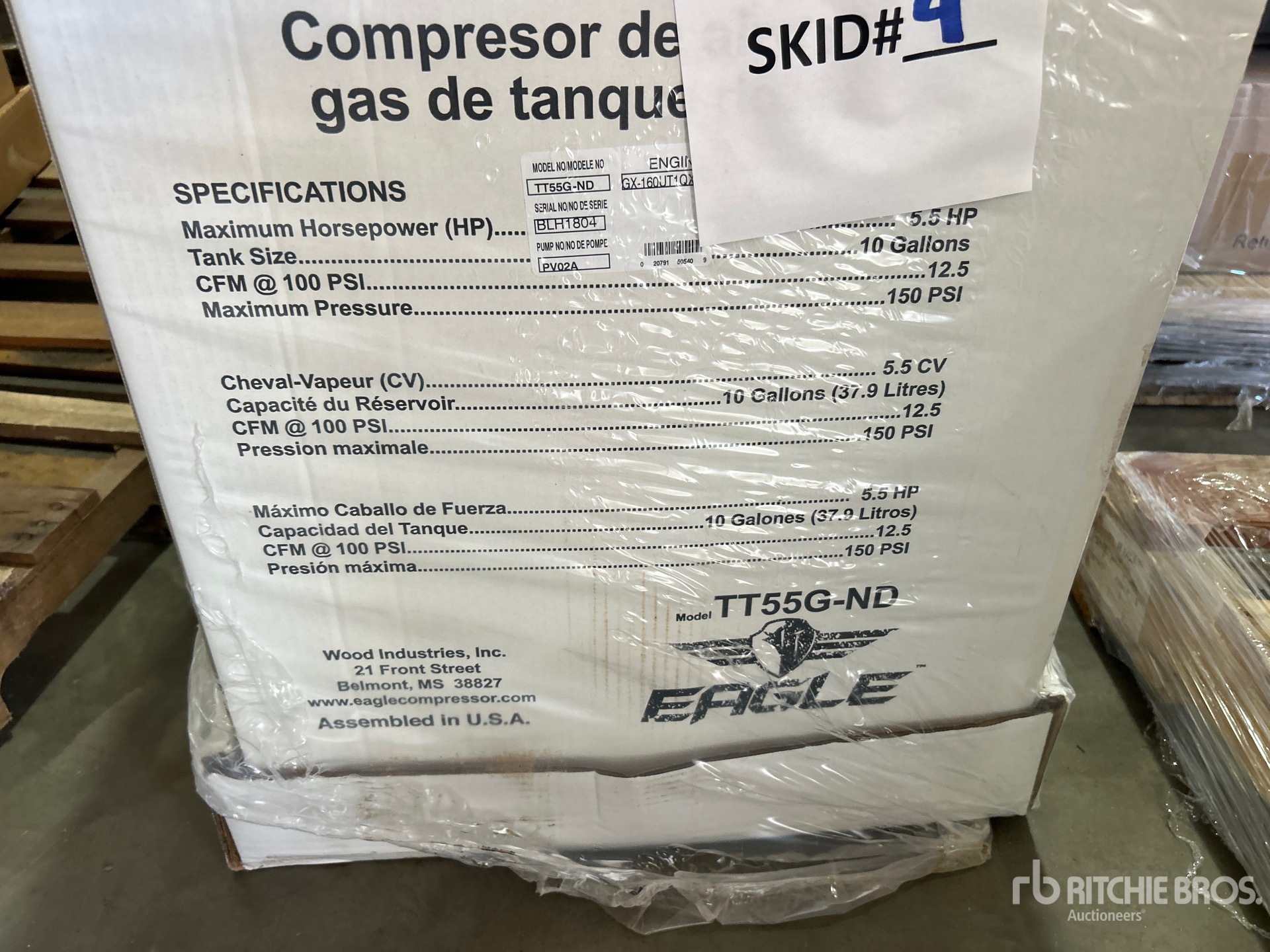 Eagle 12.5 CFM SKID-MOUNTED