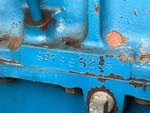 Engine with Engine Serial Number