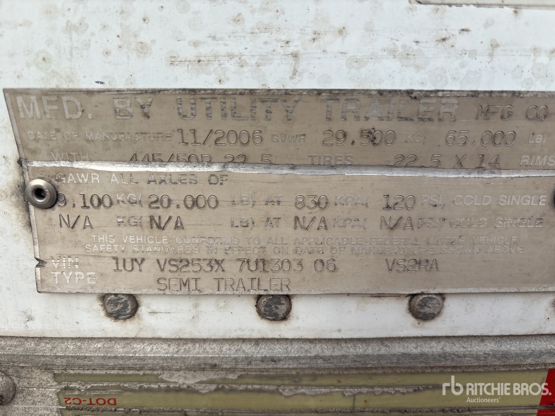 2007 Utility VS2RA