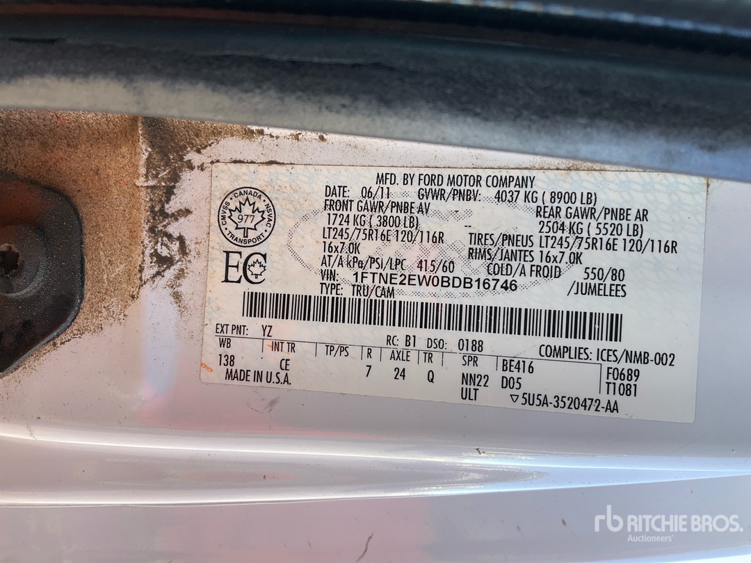 2011 Ford E-250