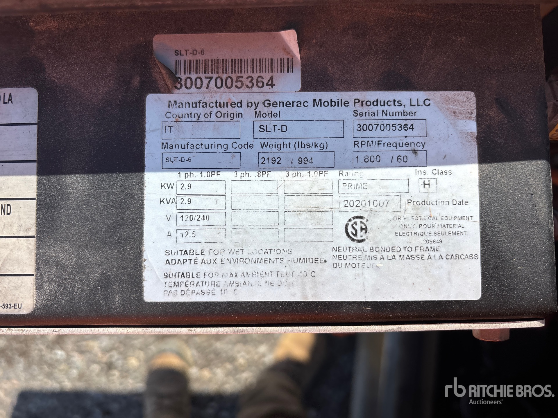 2020 Generac SLT-D