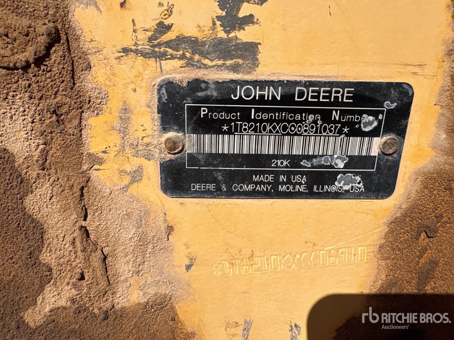 2012 John Deere 210K