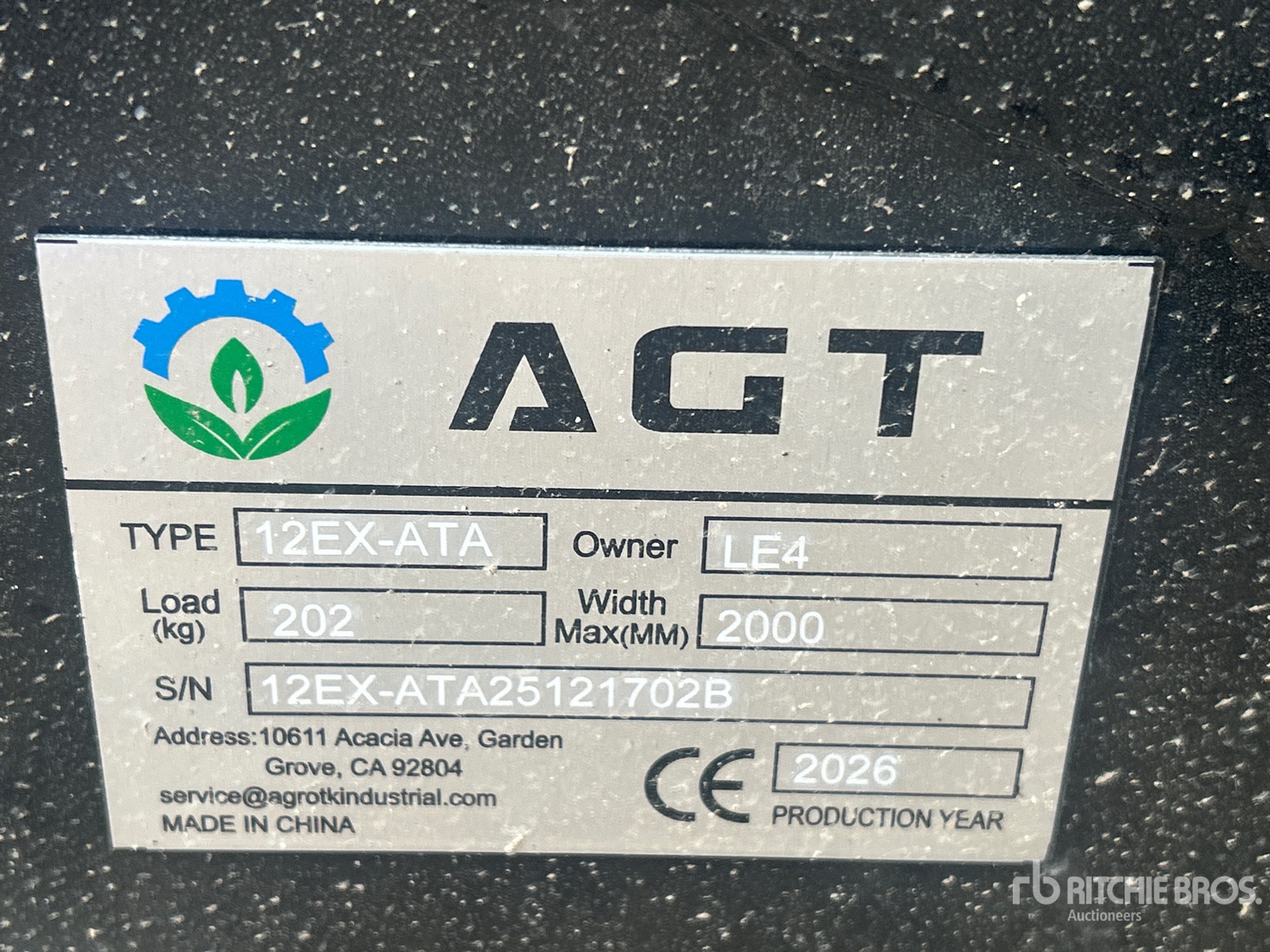 2026 AGT MINI EXCAVATOR