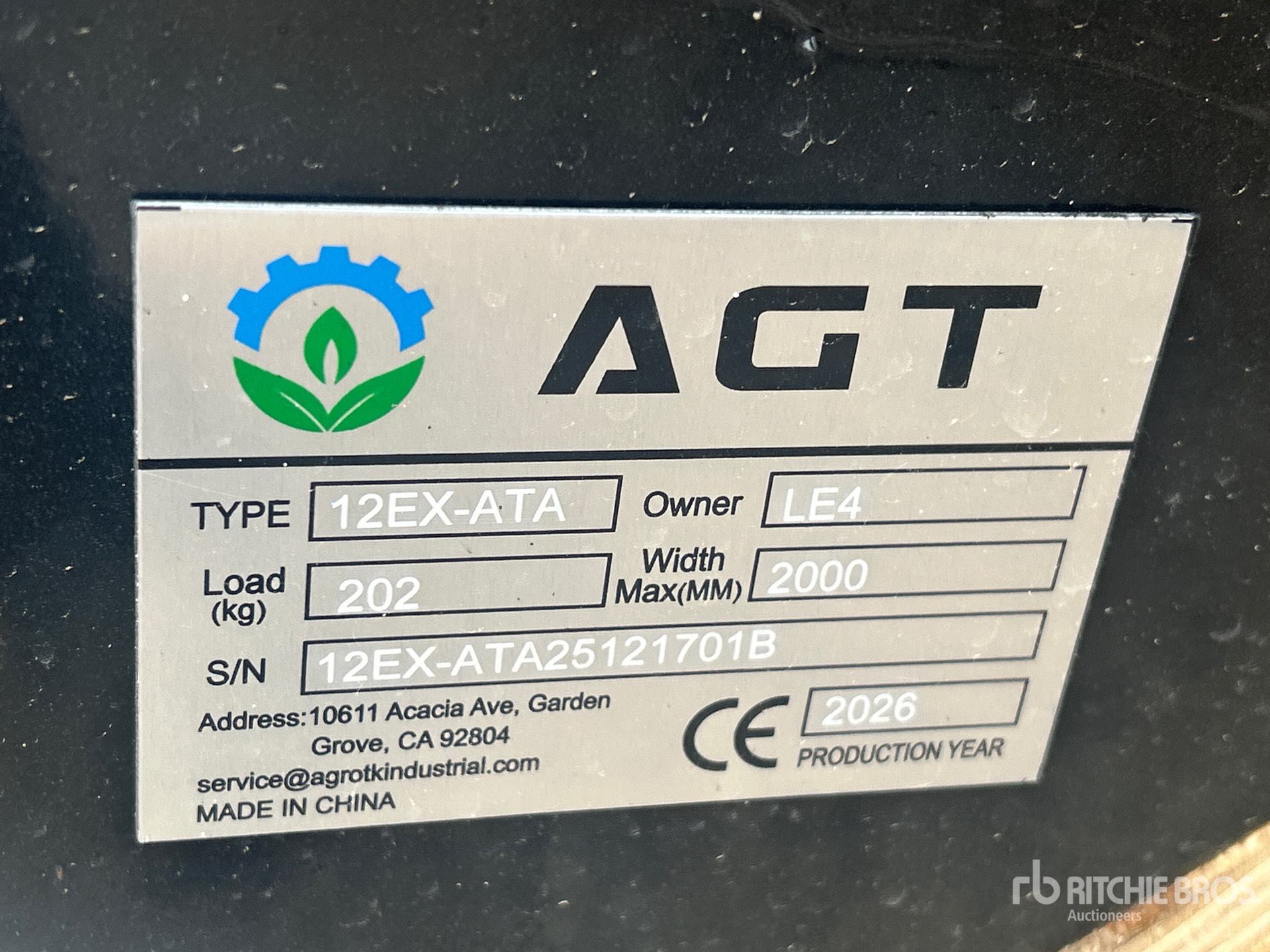 2026 AGT 12EX-ATA
